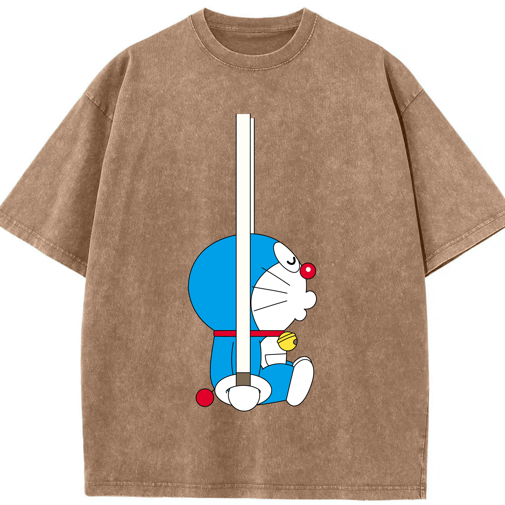 （画像用） ドラえもん Doraemon 綿100% ヴィンテージ風 半袖Tシャツ（フロントプリント）