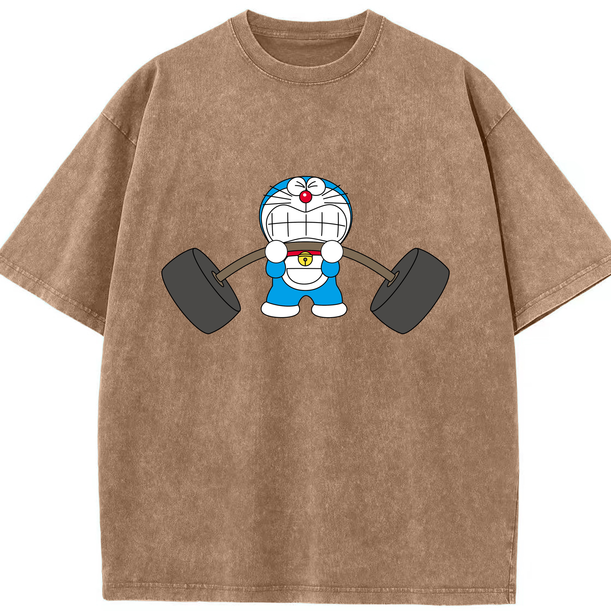 （画像用） ドラえもん Doraemon 綿100% ヴィンテージ風 半袖Tシャツ（フロントプリント）