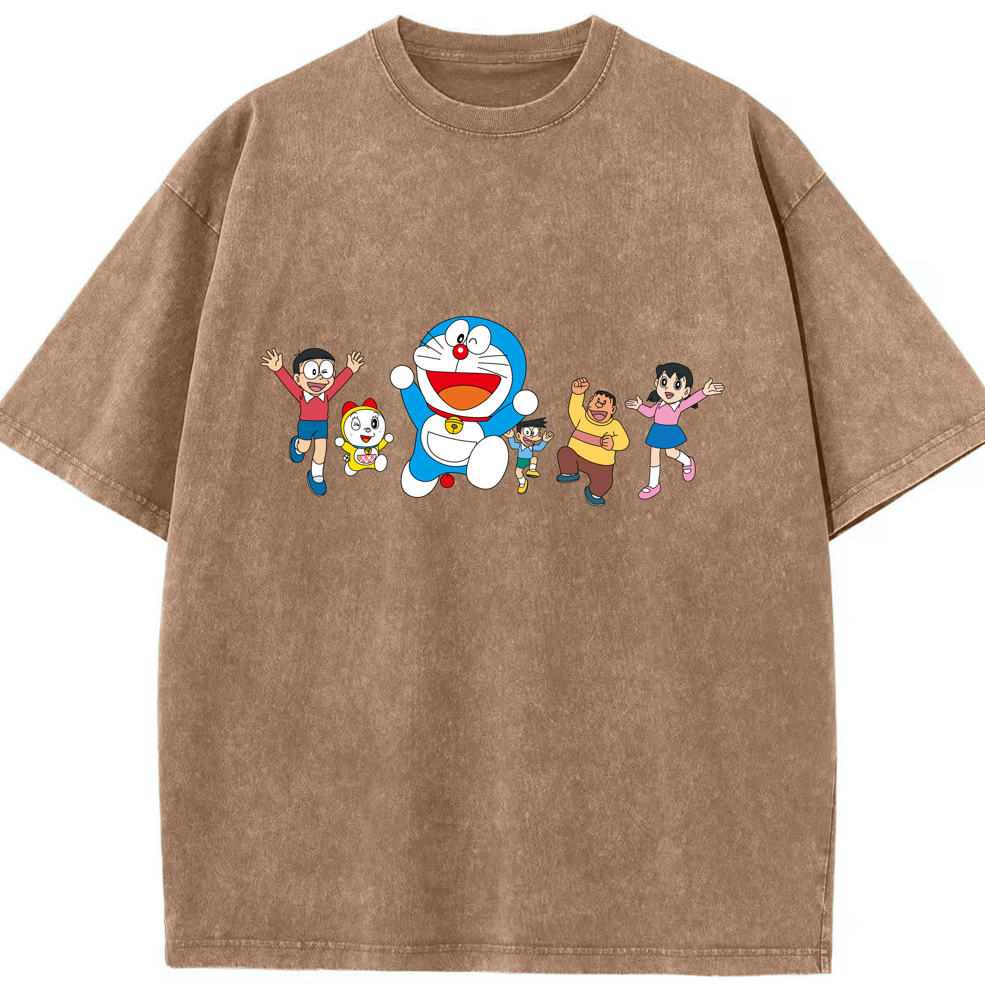 （画像用） ドラえもん 骨川 スネ夫 Doraemon Honekawa Suneo 綿100% ヴィンテージ風 半袖Tシャツ（フロントプリント）