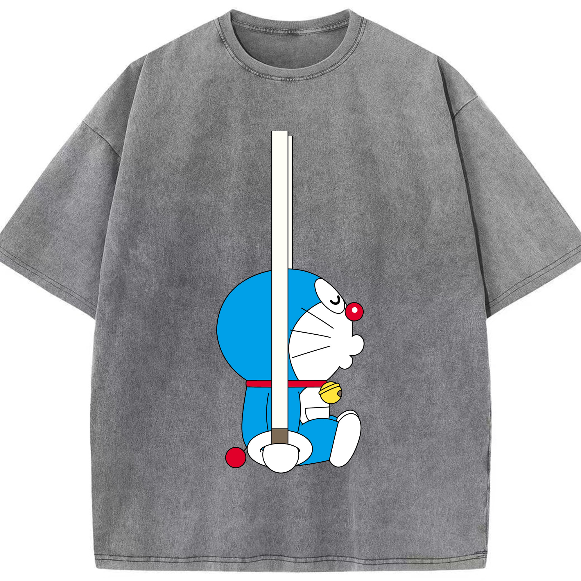 （画像用） ドラえもん Doraemon 綿100% ヴィンテージ風 半袖Tシャツ（フロントプリント）