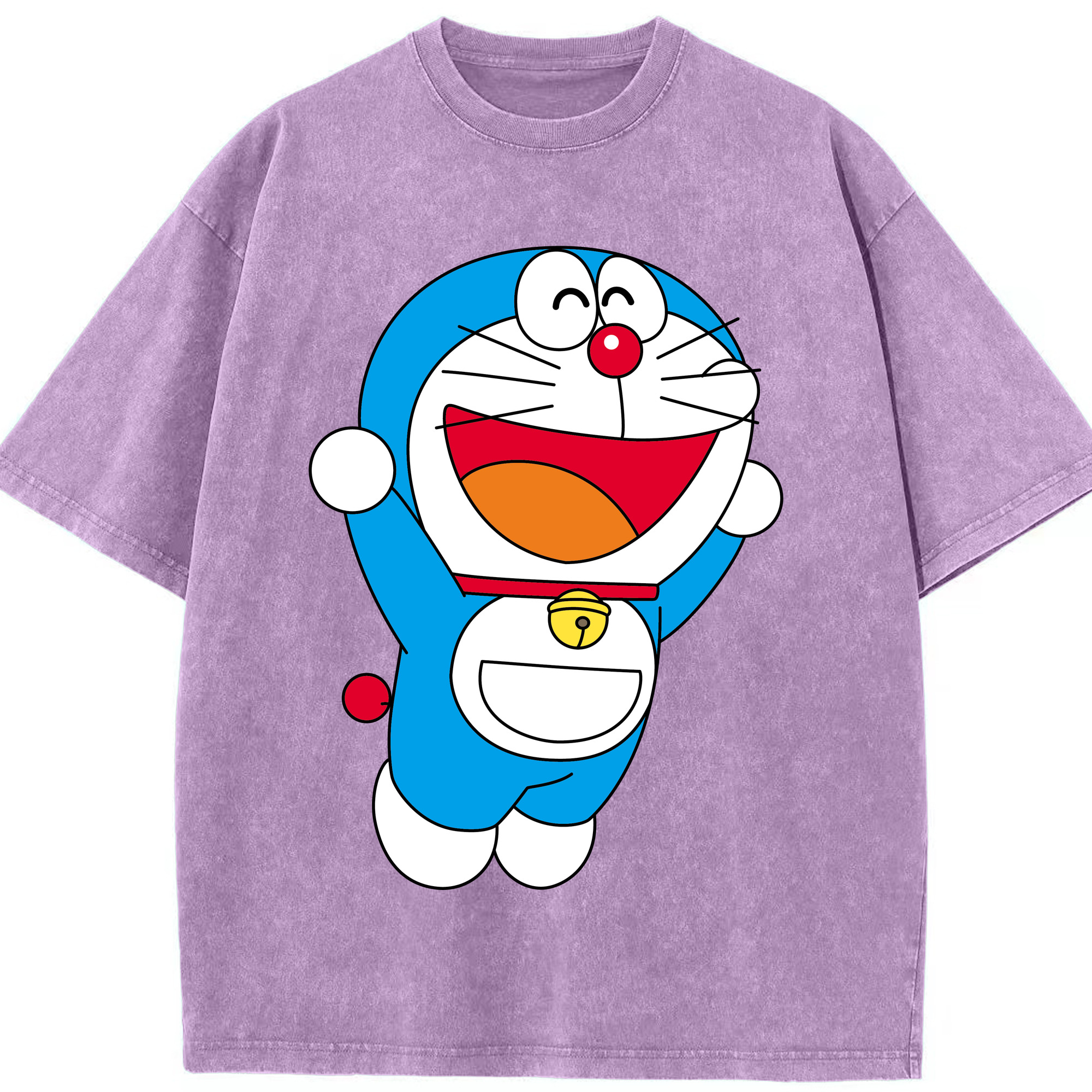 （画像用） ドラえもん Doraemon 綿100% ヴィンテージ風 半袖Tシャツ（フロントプリント）