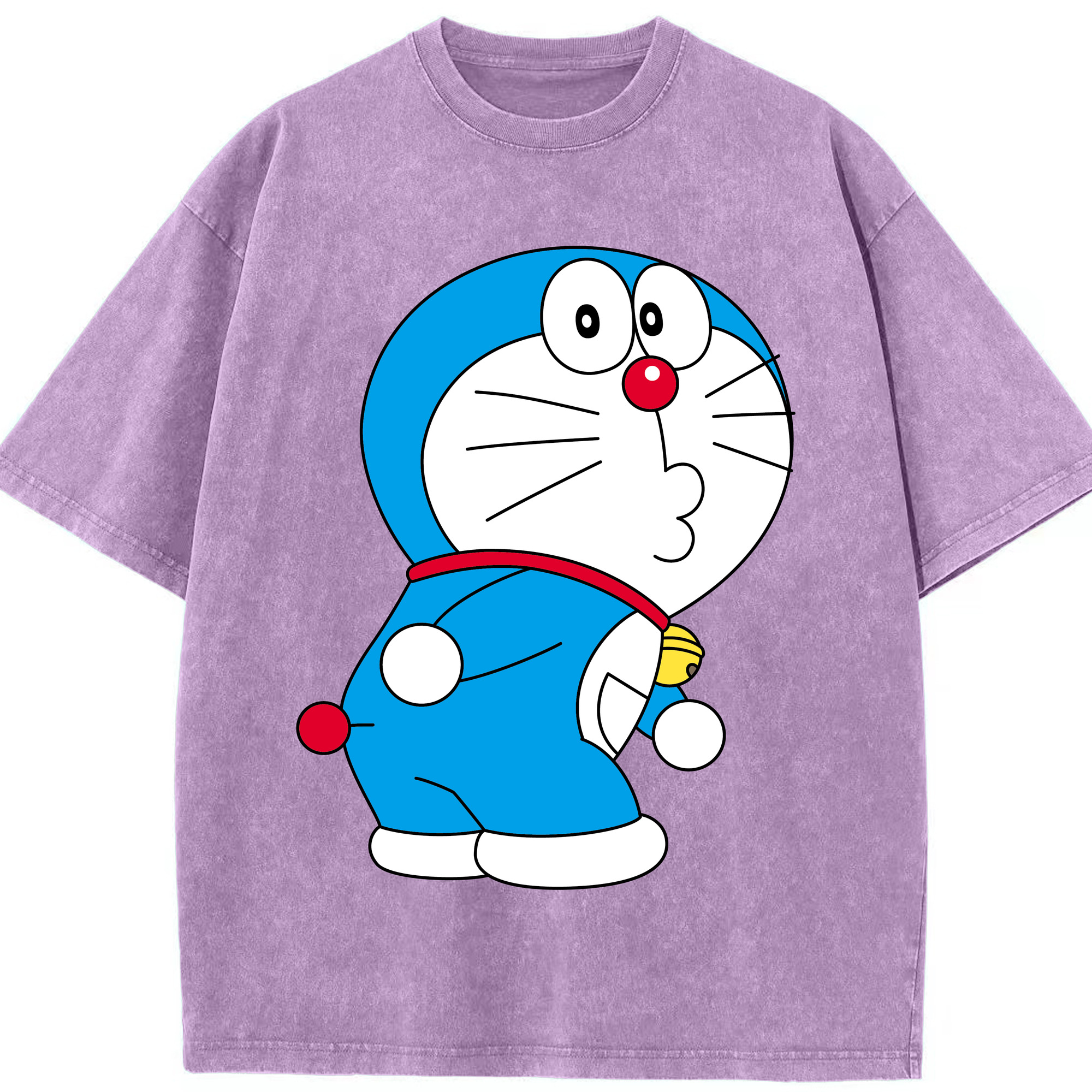 （画像用） ドラえもん Doraemon 綿100% ヴィンテージ風 半袖Tシャツ（フロントプリント）