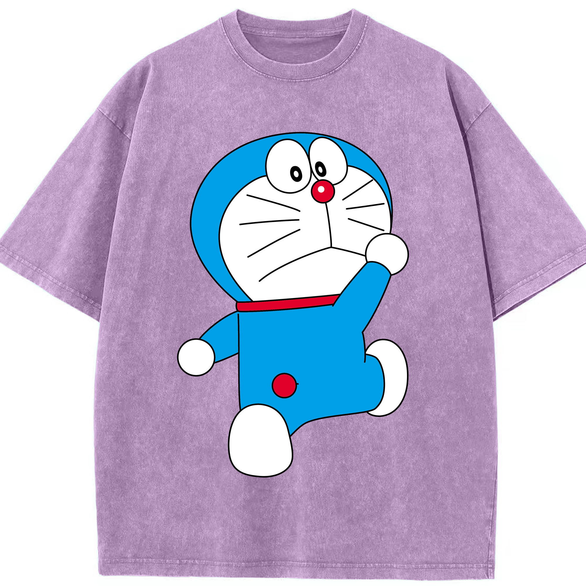 （画像用） ドラえもん Doraemon 綿100% ヴィンテージ風 半袖Tシャツ（フロントプリント）