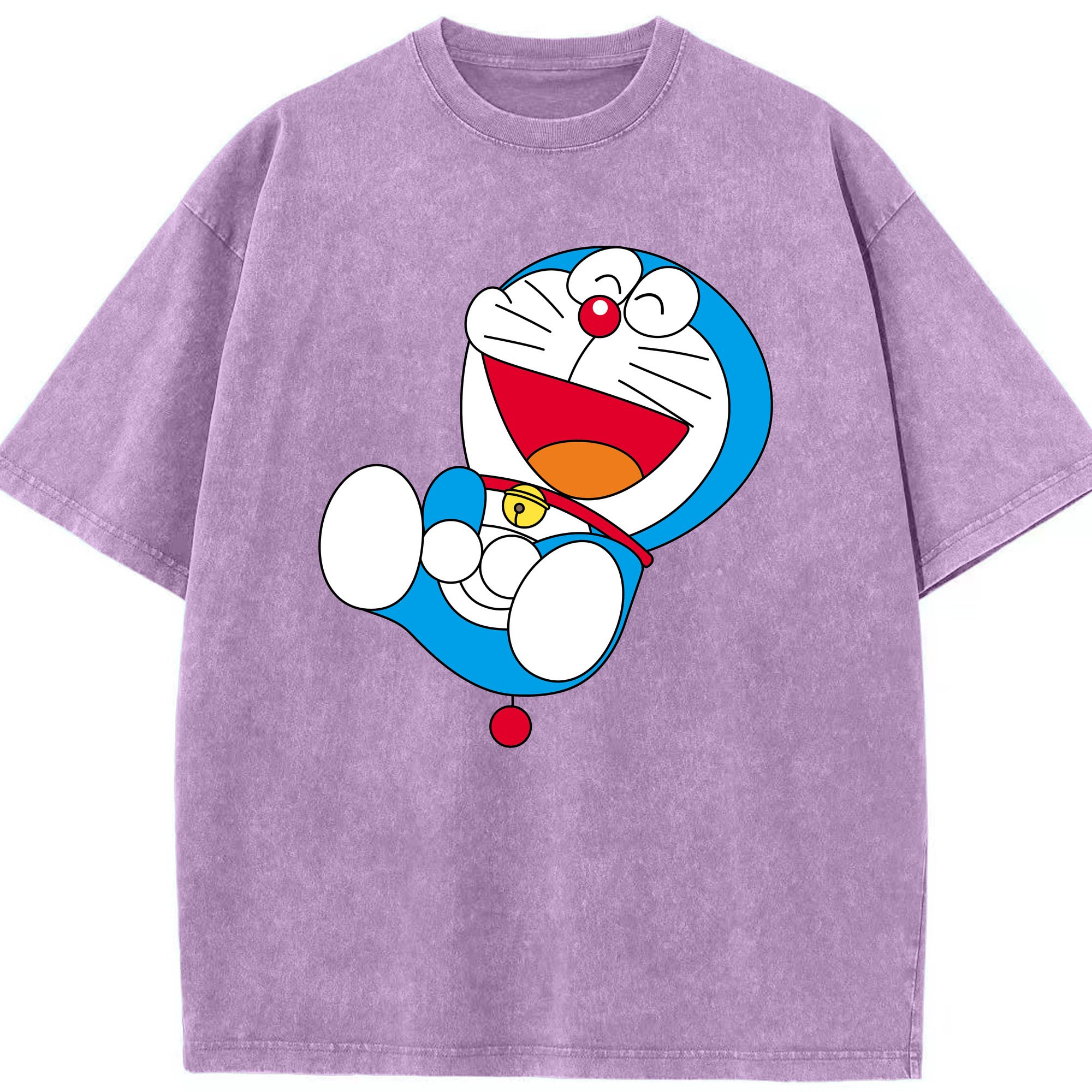 （画像用） ドラえもん Doraemon 綿100% ヴィンテージ風 半袖Tシャツ（フロントプリント）