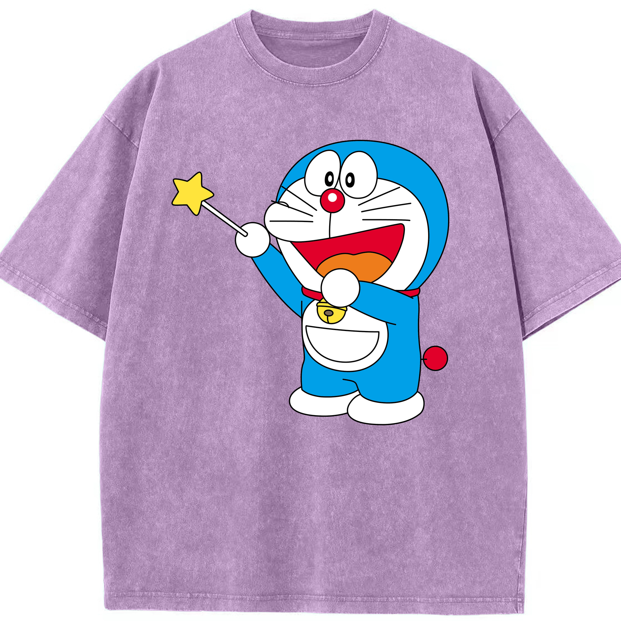 （画像用） ドラえもん Doraemon 綿100% ヴィンテージ風 半袖Tシャツ（フロントプリント）