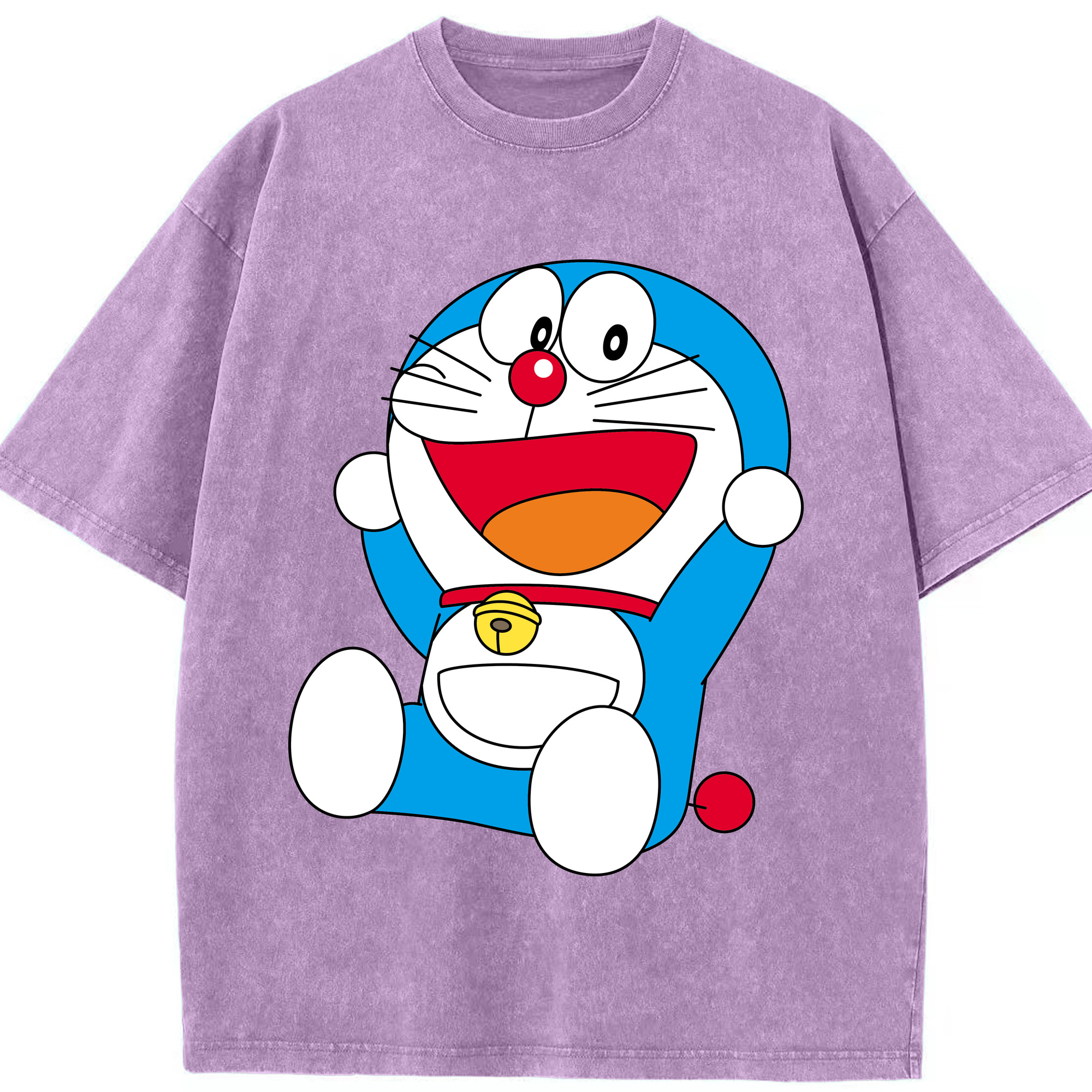 （画像用） ドラえもん Doraemon 綿100% ヴィンテージ風 半袖Tシャツ（フロントプリント）