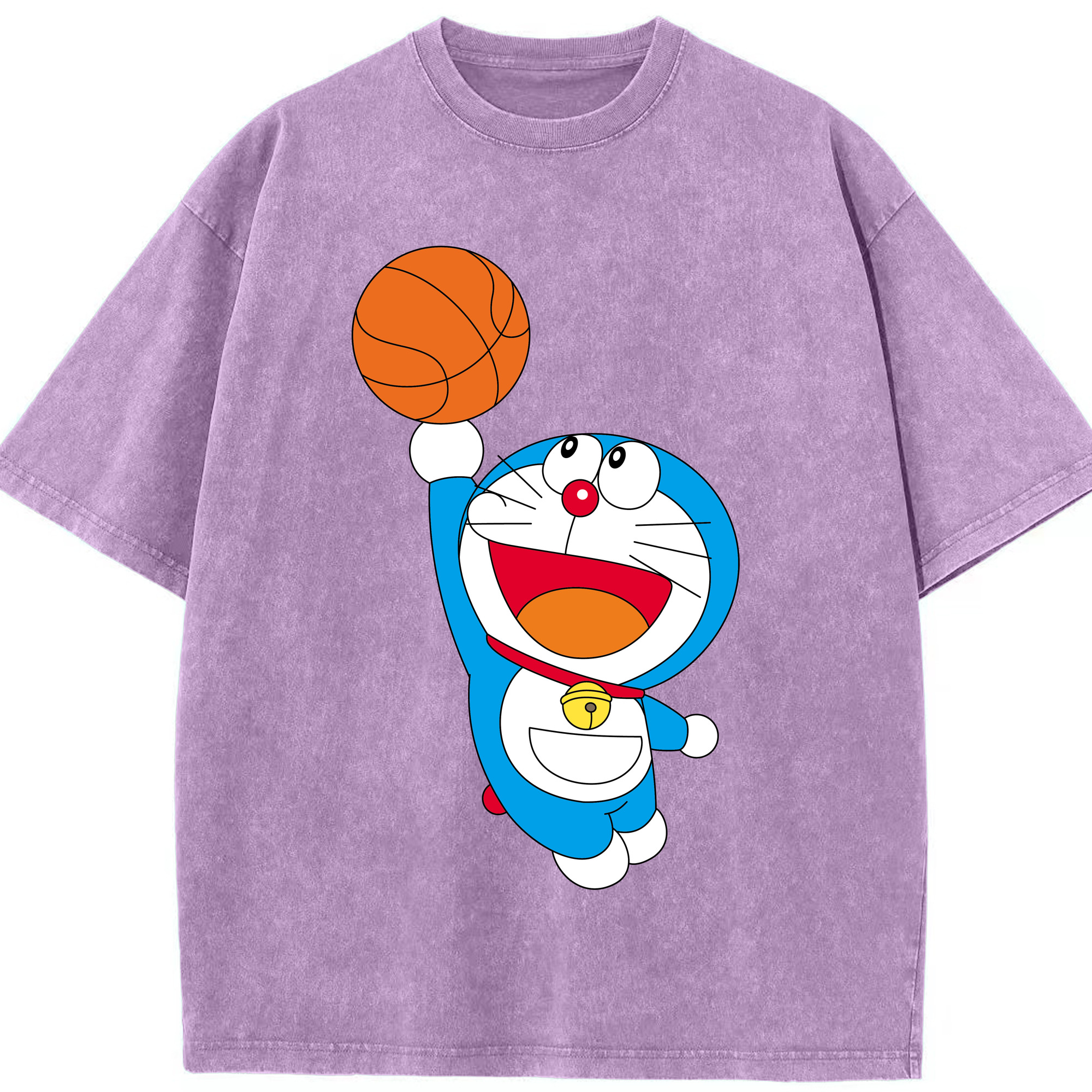 （画像用） ドラえもん Doraemon 綿100% ヴィンテージ風 半袖Tシャツ（フロントプリント）
