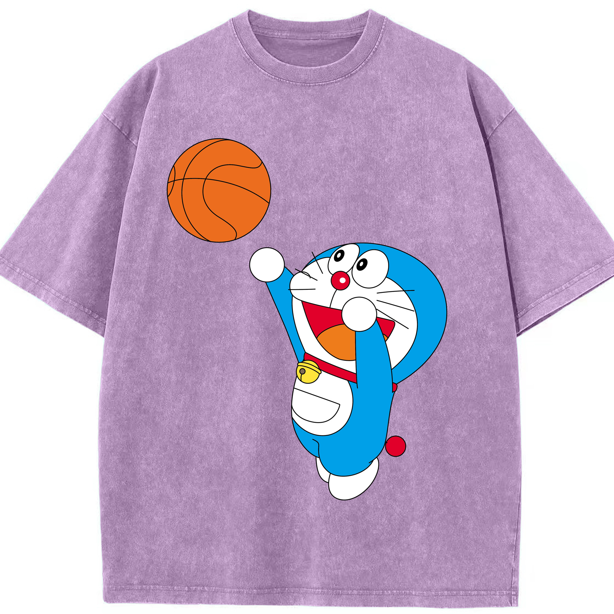 （画像用） ドラえもん Doraemon 綿100% ヴィンテージ風 半袖Tシャツ（フロントプリント）