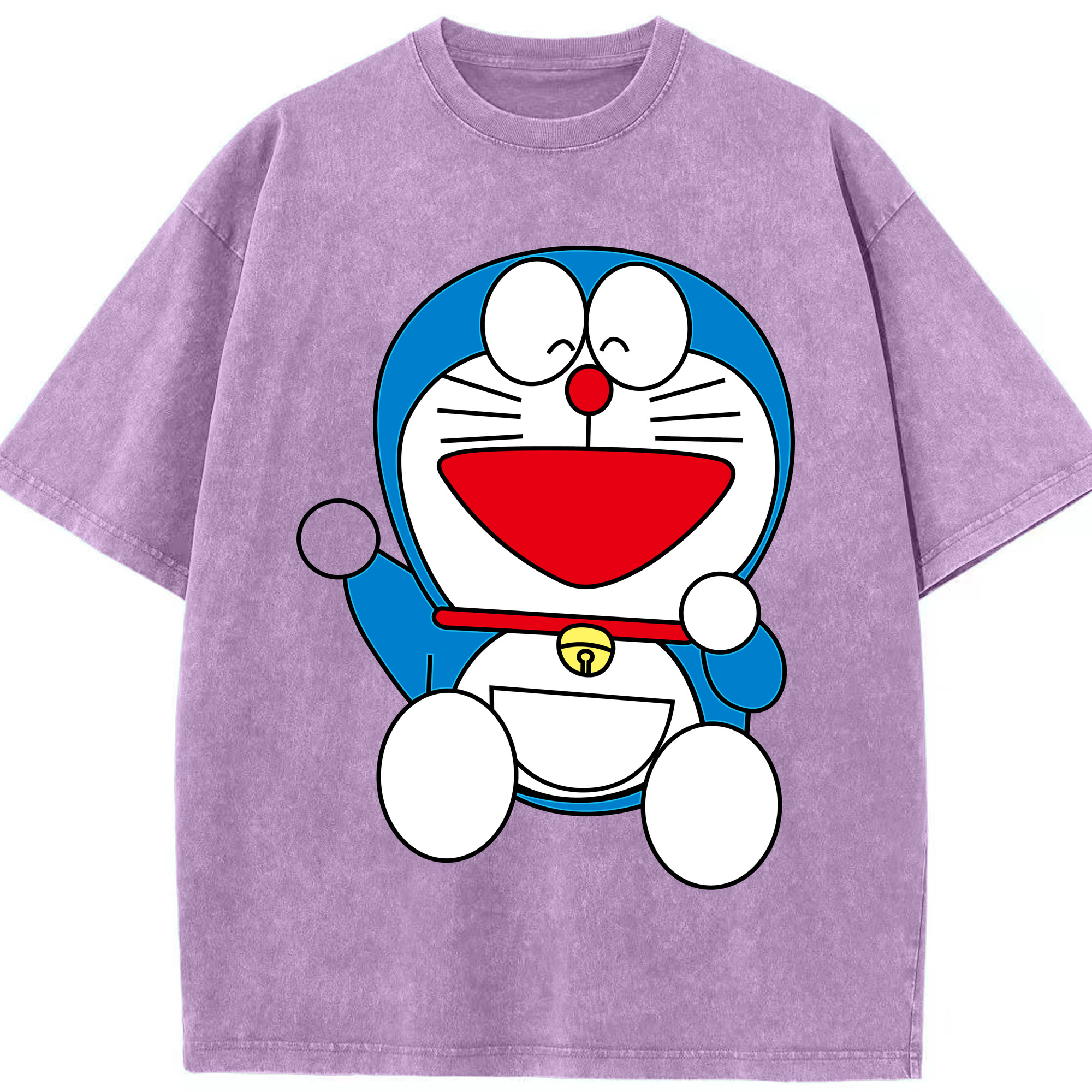（画像用） ドラえもん Doraemon 綿100% ヴィンテージ風 半袖Tシャツ（フロントプリント）