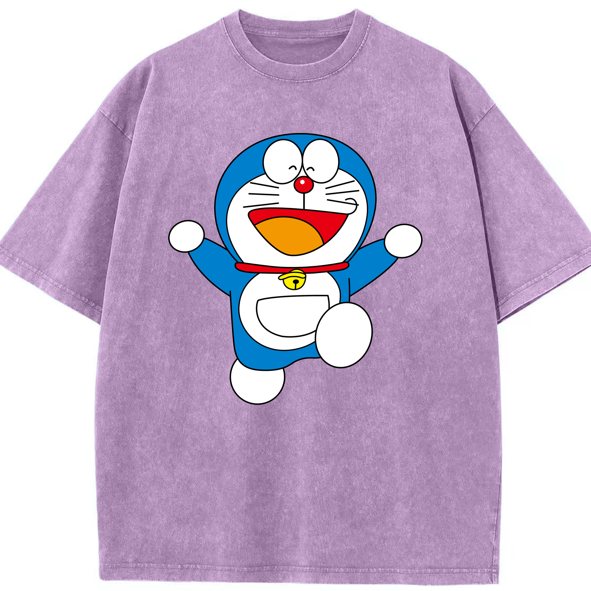 （画像用） ドラえもん Doraemon 綿100% ヴィンテージ風 半袖Tシャツ（フロントプリント）