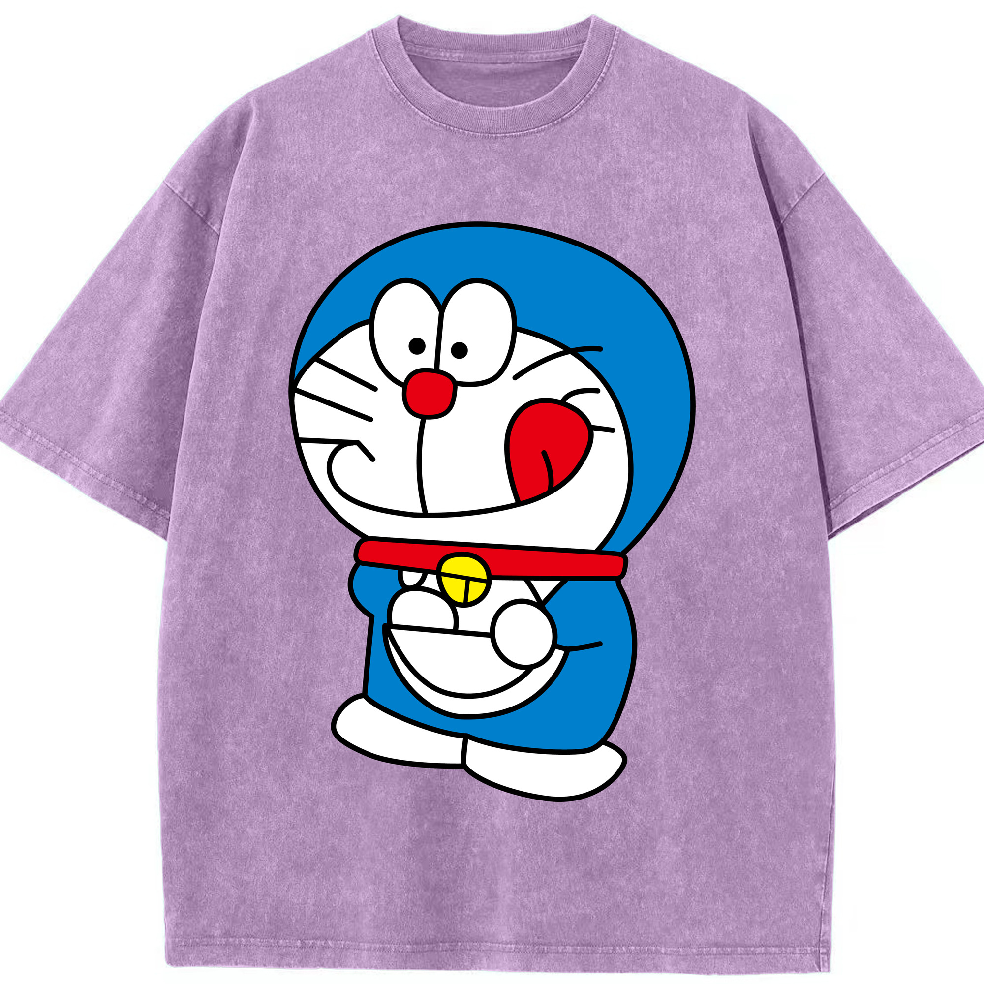 （画像用） ドラえもん Doraemon 綿100% ヴィンテージ風 半袖Tシャツ（フロントプリント）