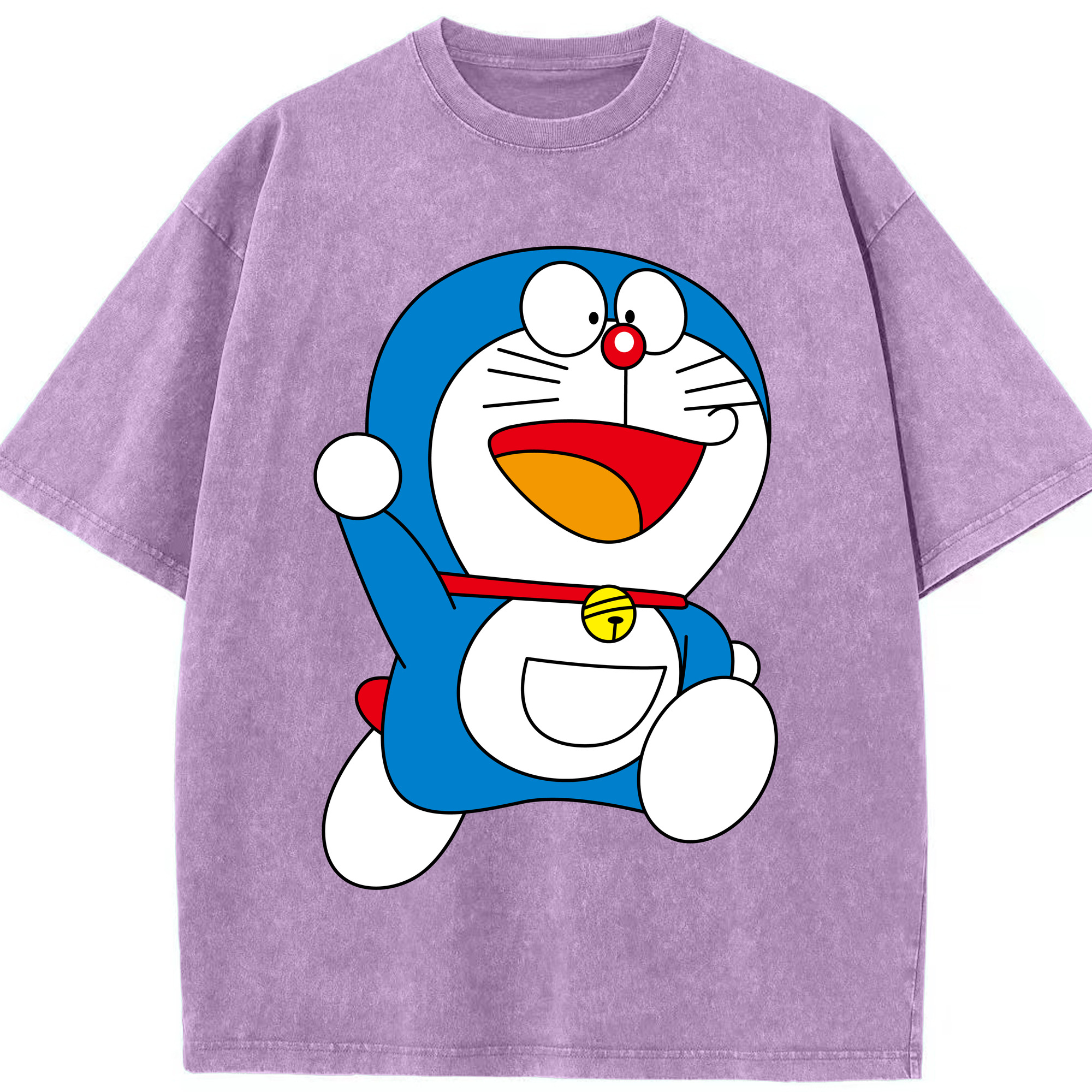 （画像用） ドラえもん Doraemon 綿100% ヴィンテージ風 半袖Tシャツ（フロントプリント）