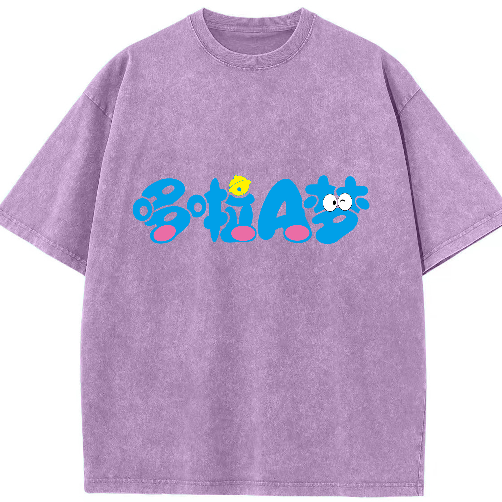 （画像用） ドラえもん Doraemon 綿100% ヴィンテージ風 半袖Tシャツ（フロントプリント）