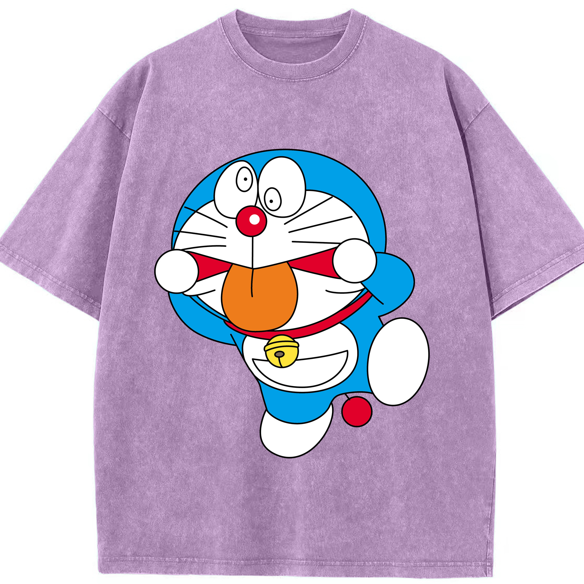 （画像用） ドラえもん Doraemon 綿100% ヴィンテージ風 半袖Tシャツ（フロントプリント）