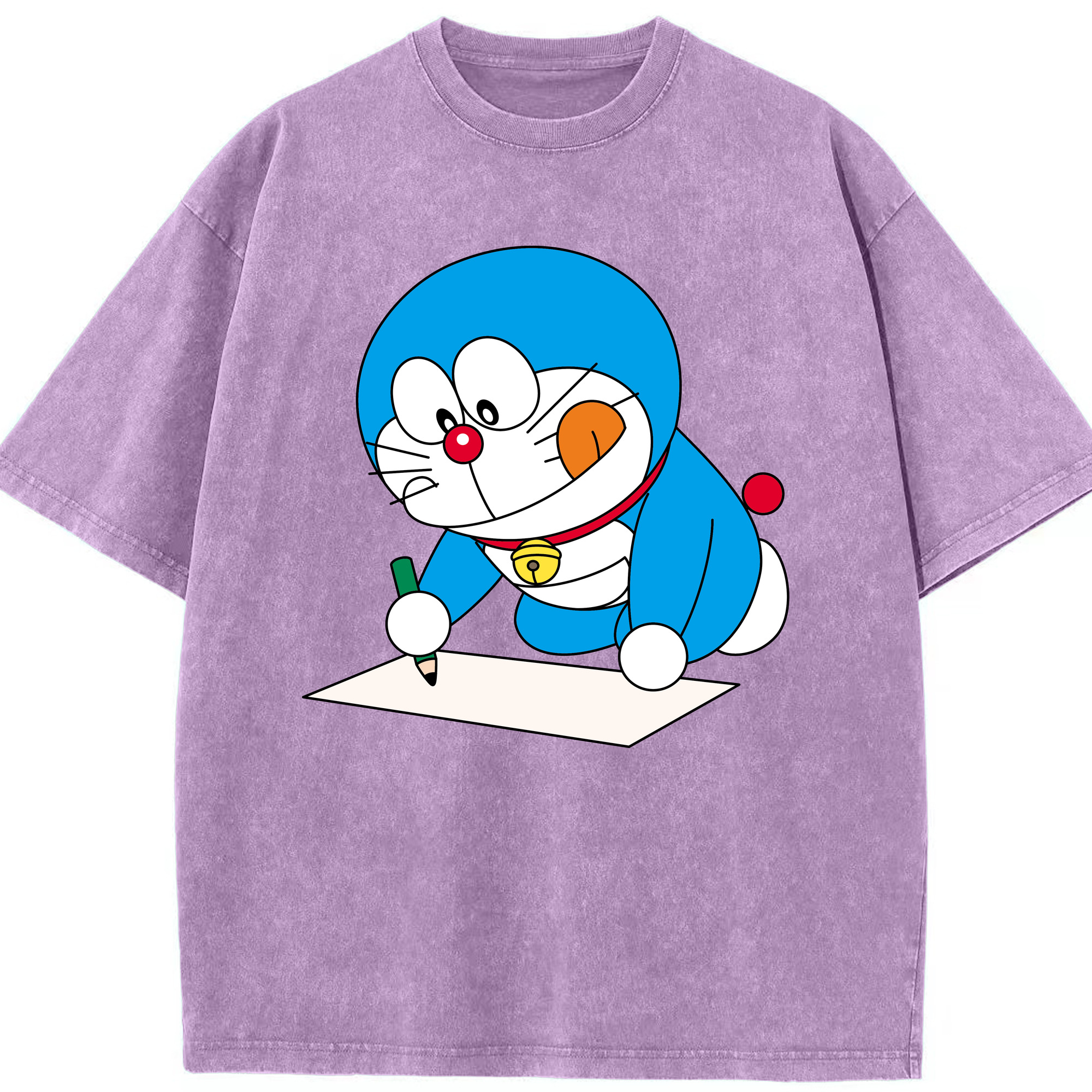 （画像用） ドラえもん Doraemon 綿100% ヴィンテージ風 半袖Tシャツ（フロントプリント）