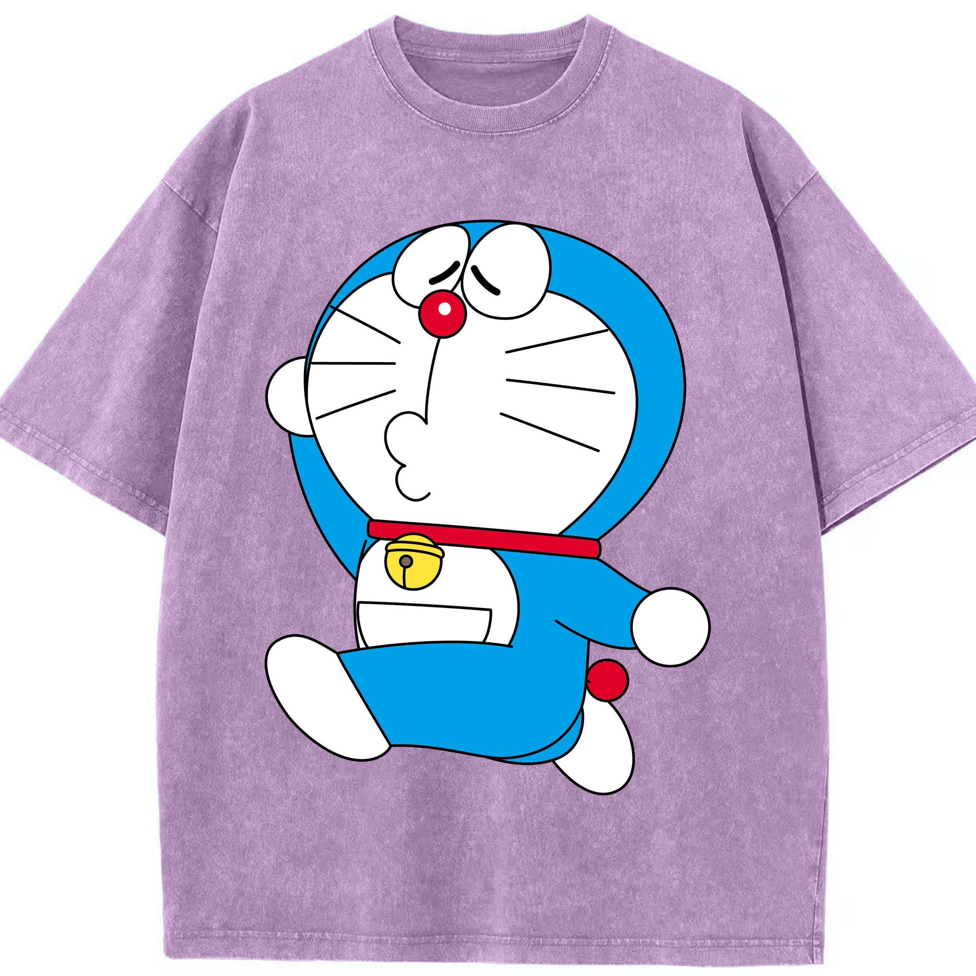 （画像用） ドラえもん Doraemon 綿100% ヴィンテージ風 半袖Tシャツ（フロントプリント）