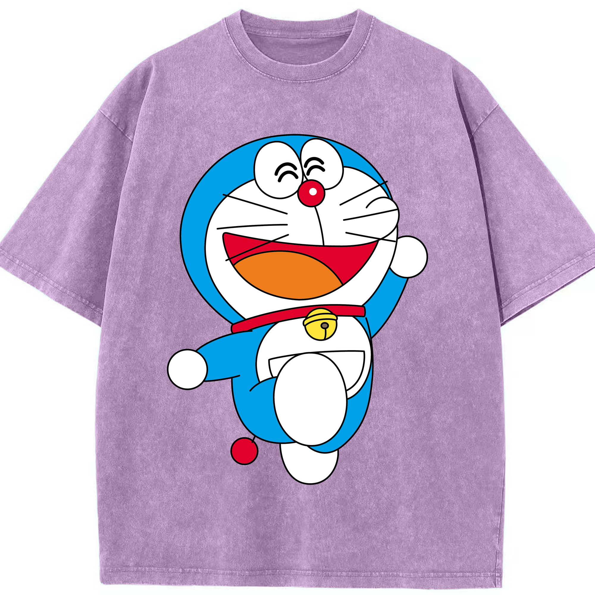 （画像用） ドラえもん Doraemon 綿100% ヴィンテージ風 半袖Tシャツ（フロントプリント）