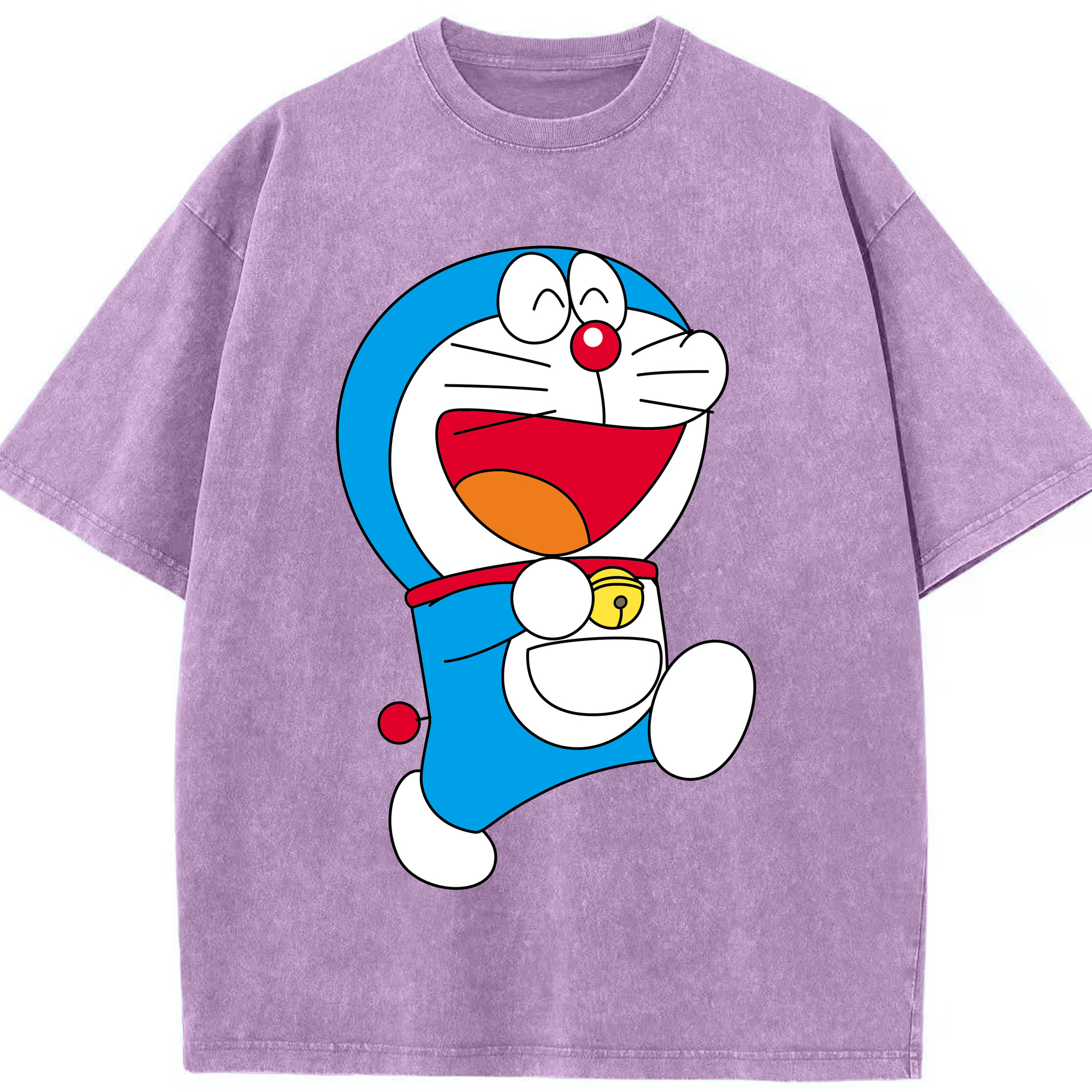 （画像用） ドラえもん Doraemon 綿100% ヴィンテージ風 半袖Tシャツ（フロントプリント）