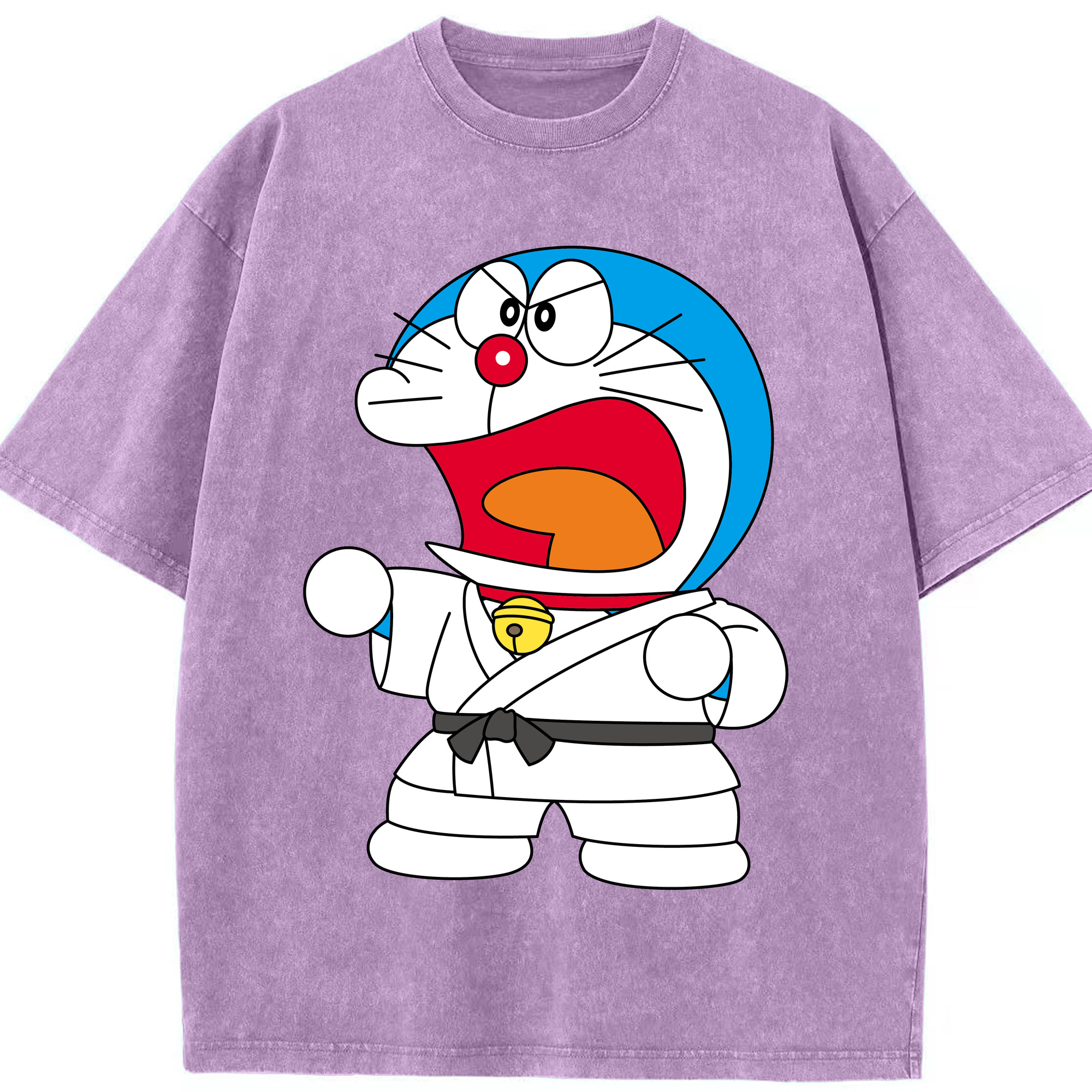 （画像用） ドラえもん Doraemon 綿100% ヴィンテージ風 半袖Tシャツ（フロントプリント）