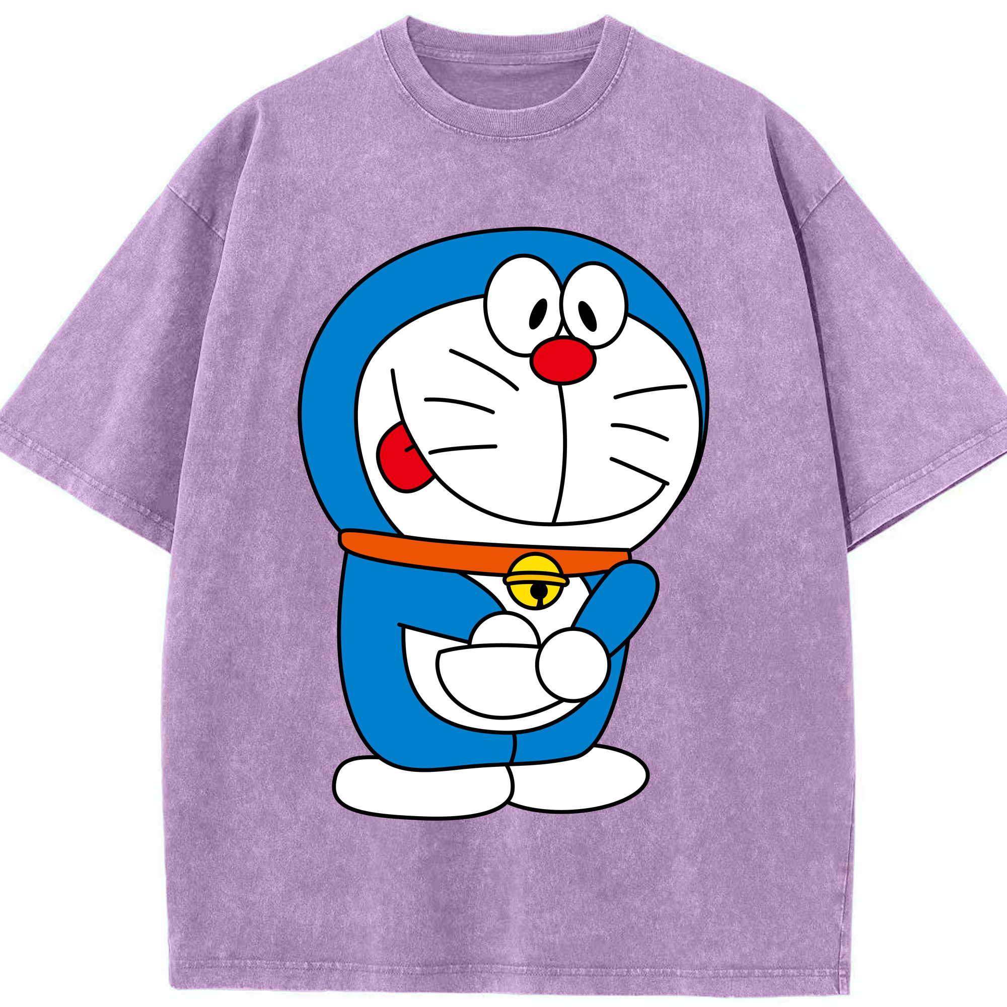 （画像用） ドラえもん Doraemon 綿100% ヴィンテージ風 半袖Tシャツ（フロントプリント）