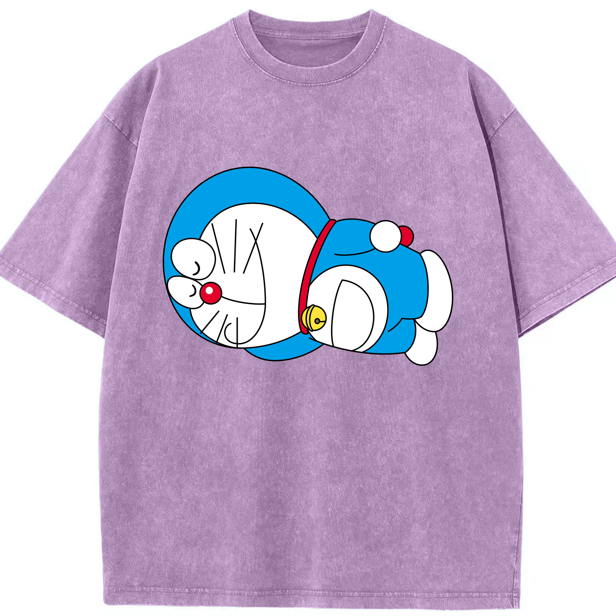 （画像用） ドラえもん Doraemon 綿100% ヴィンテージ風 半袖Tシャツ（フロントプリント）