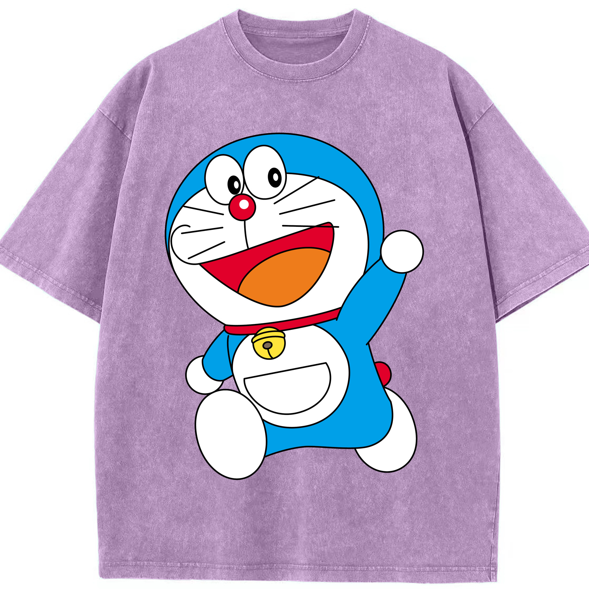 （画像用） ドラえもん Doraemon 綿100% ヴィンテージ風 半袖Tシャツ（フロントプリント）