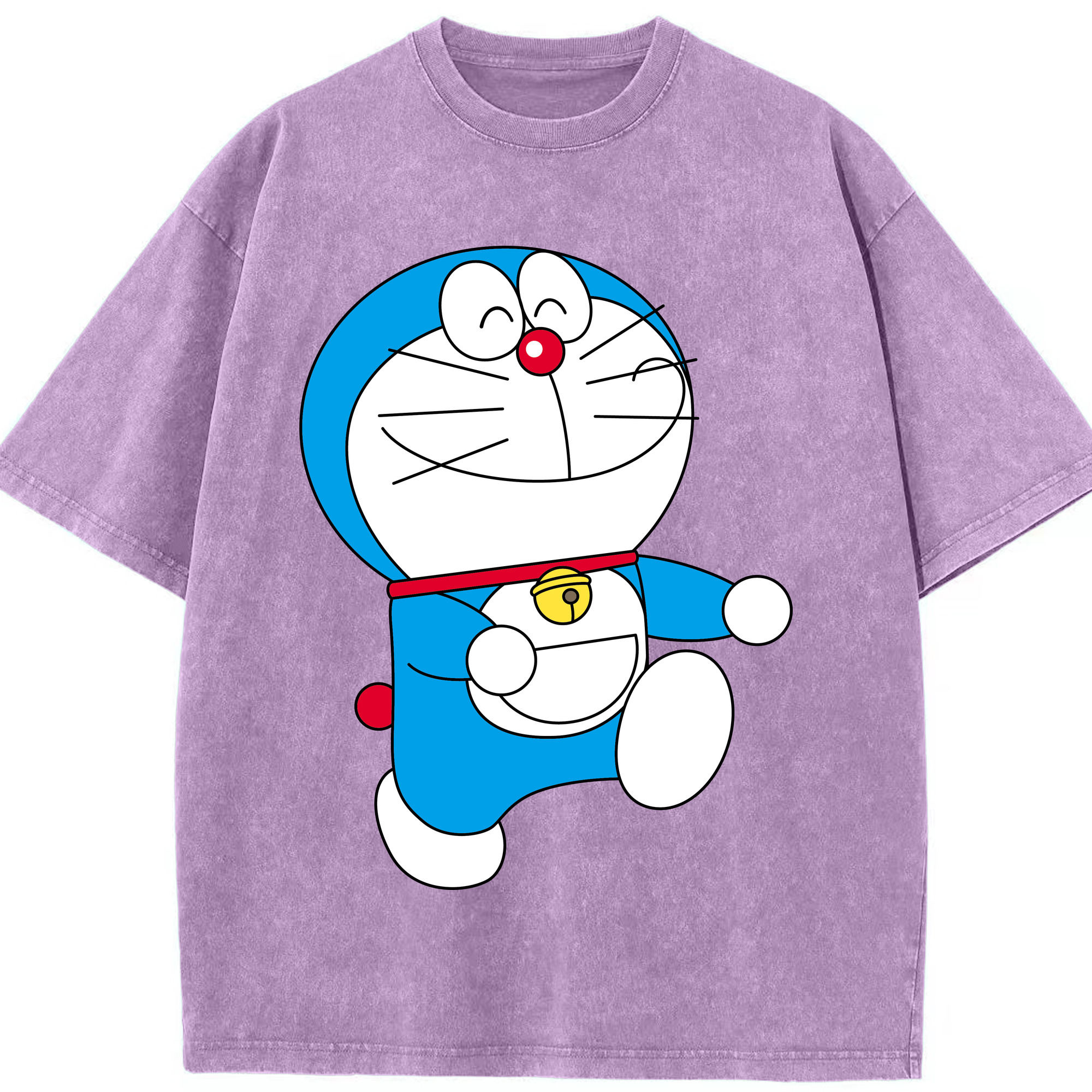 （画像用） ドラえもん Doraemon 綿100% ヴィンテージ風 半袖Tシャツ（フロントプリント）