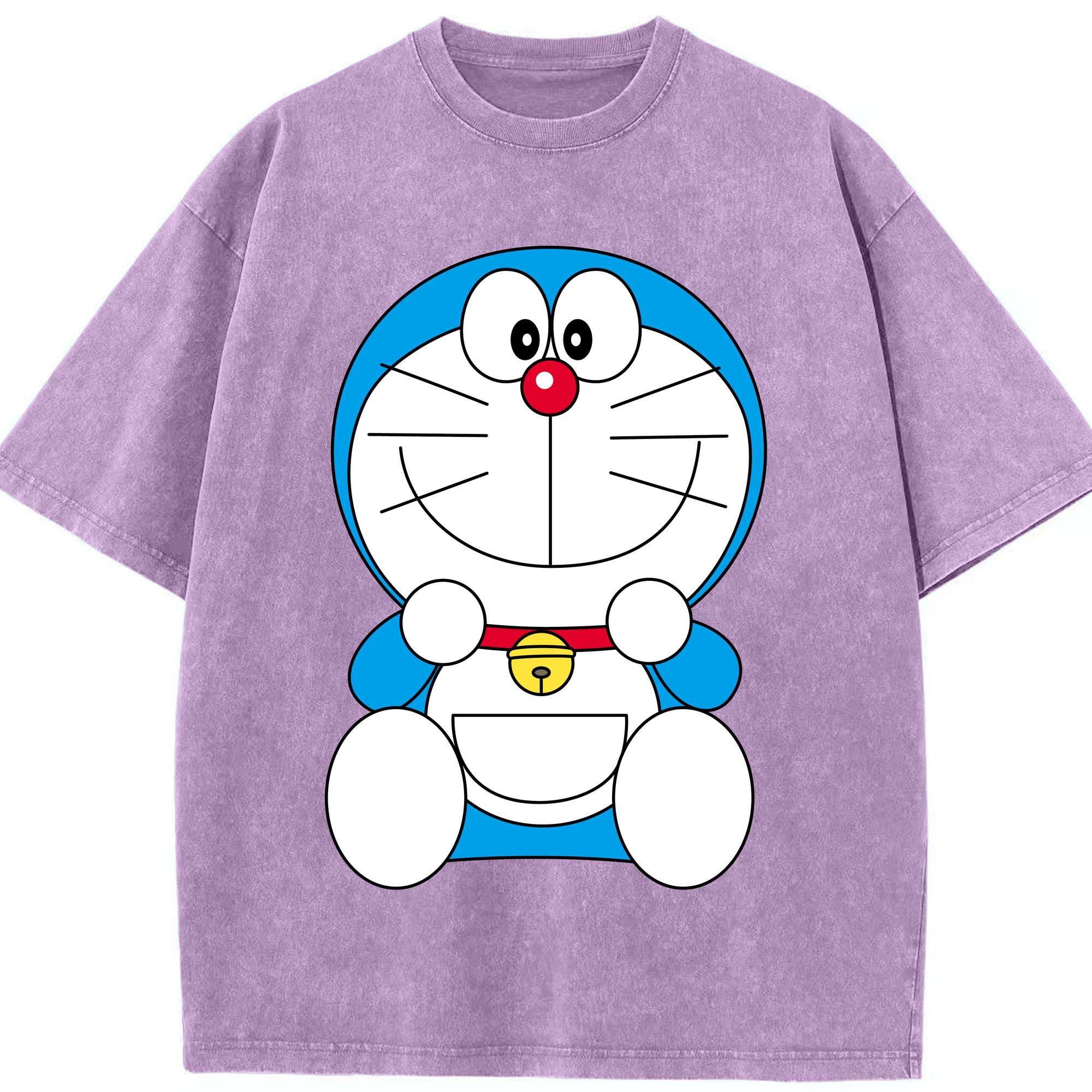（画像用） ドラえもん Doraemon 綿100% ヴィンテージ風 半袖Tシャツ（フロントプリント）