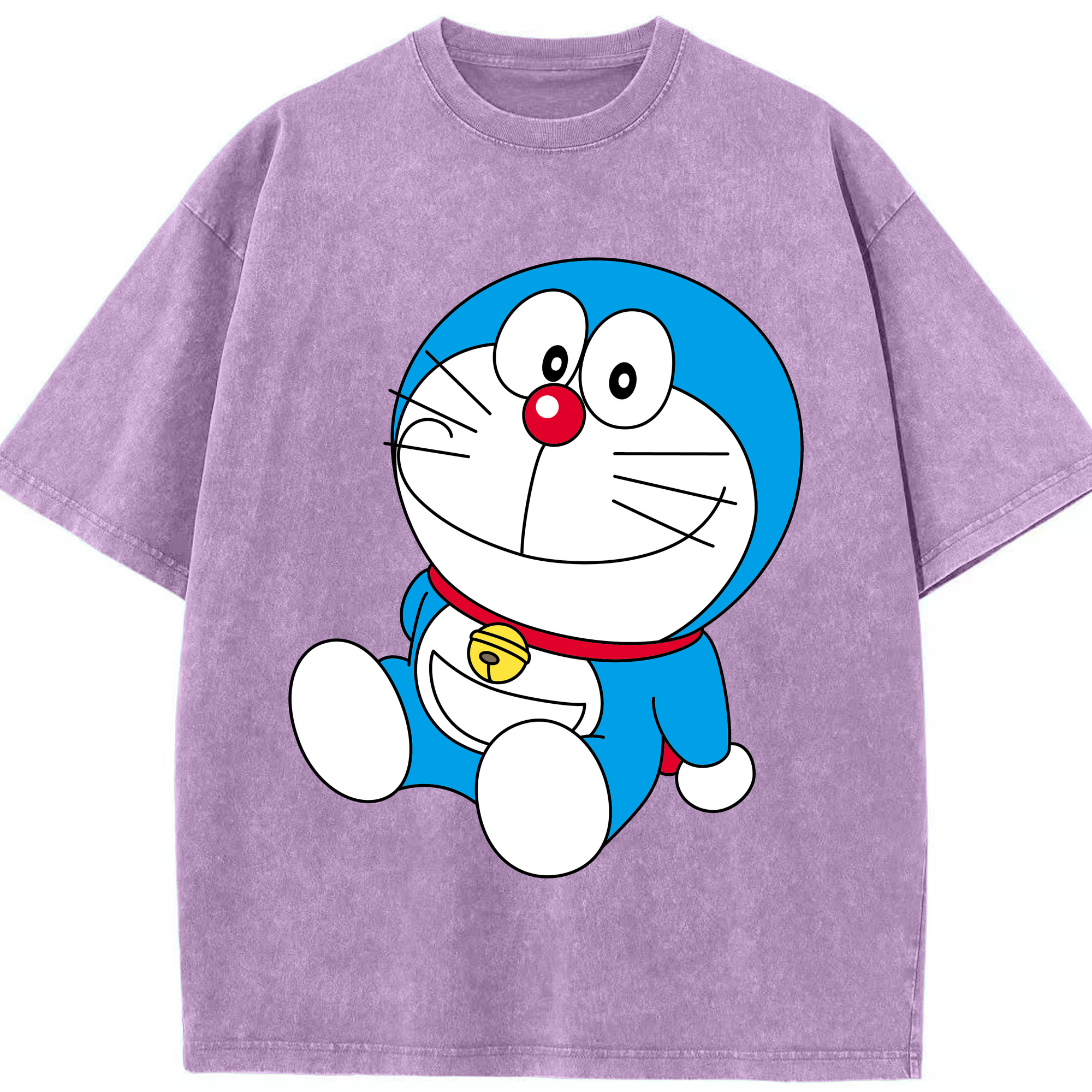 （画像用） ドラえもん Doraemon 綿100% ヴィンテージ風 半袖Tシャツ（フロントプリント）