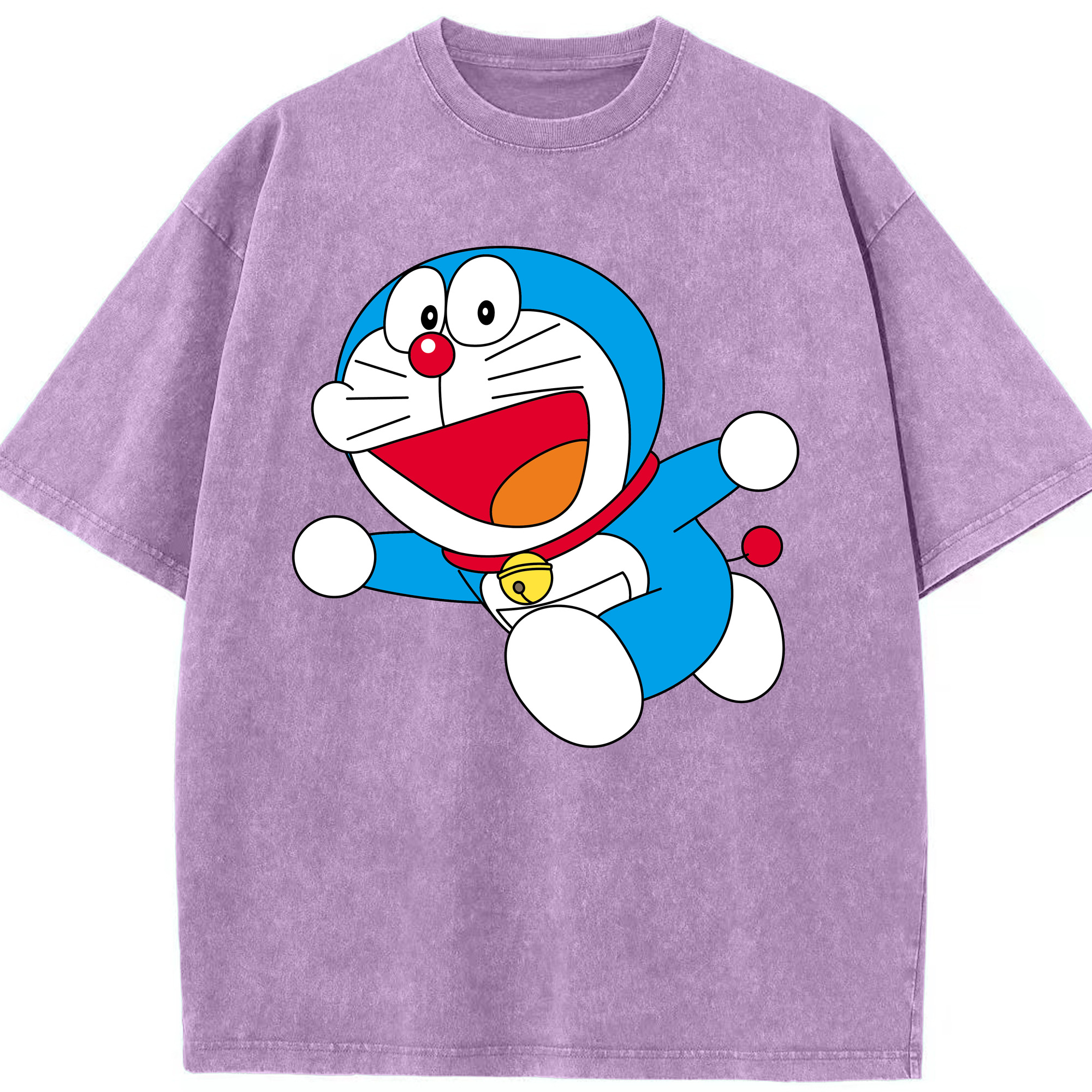 （画像用） ドラえもん Doraemon 綿100% ヴィンテージ風 半袖Tシャツ（フロントプリント）