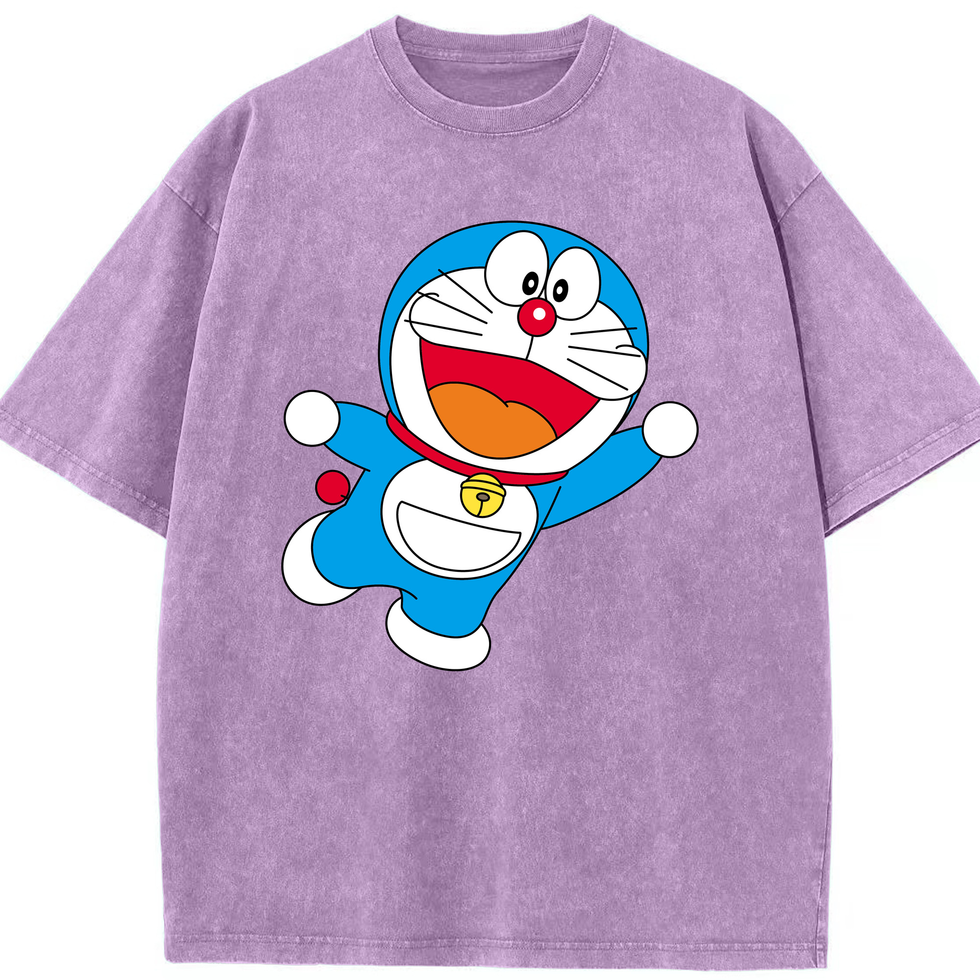 （画像用） ドラえもん Doraemon 綿100% ヴィンテージ風 半袖Tシャツ（フロントプリント）