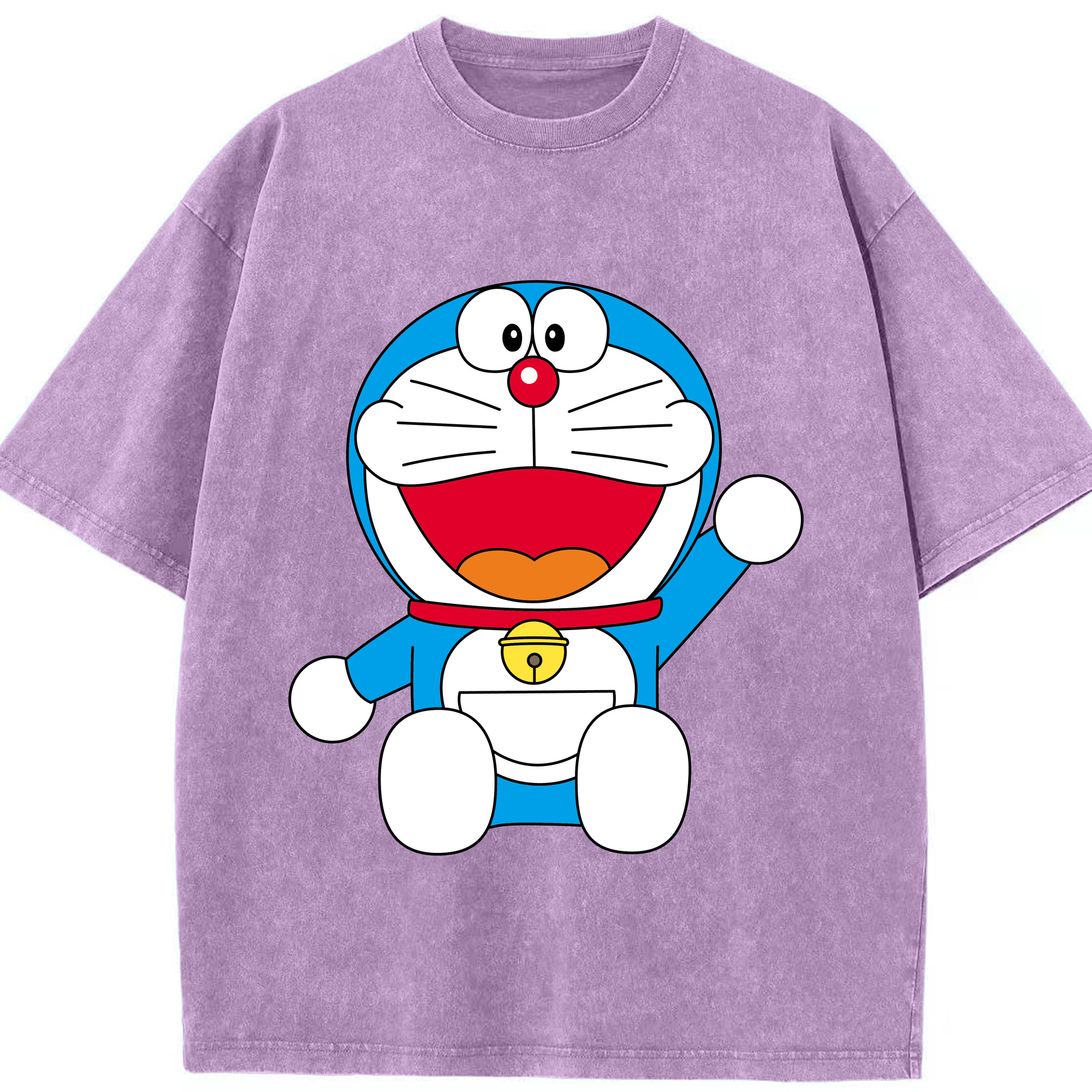 （画像用） ドラえもん Doraemon 綿100% ヴィンテージ風 半袖Tシャツ（フロントプリント）