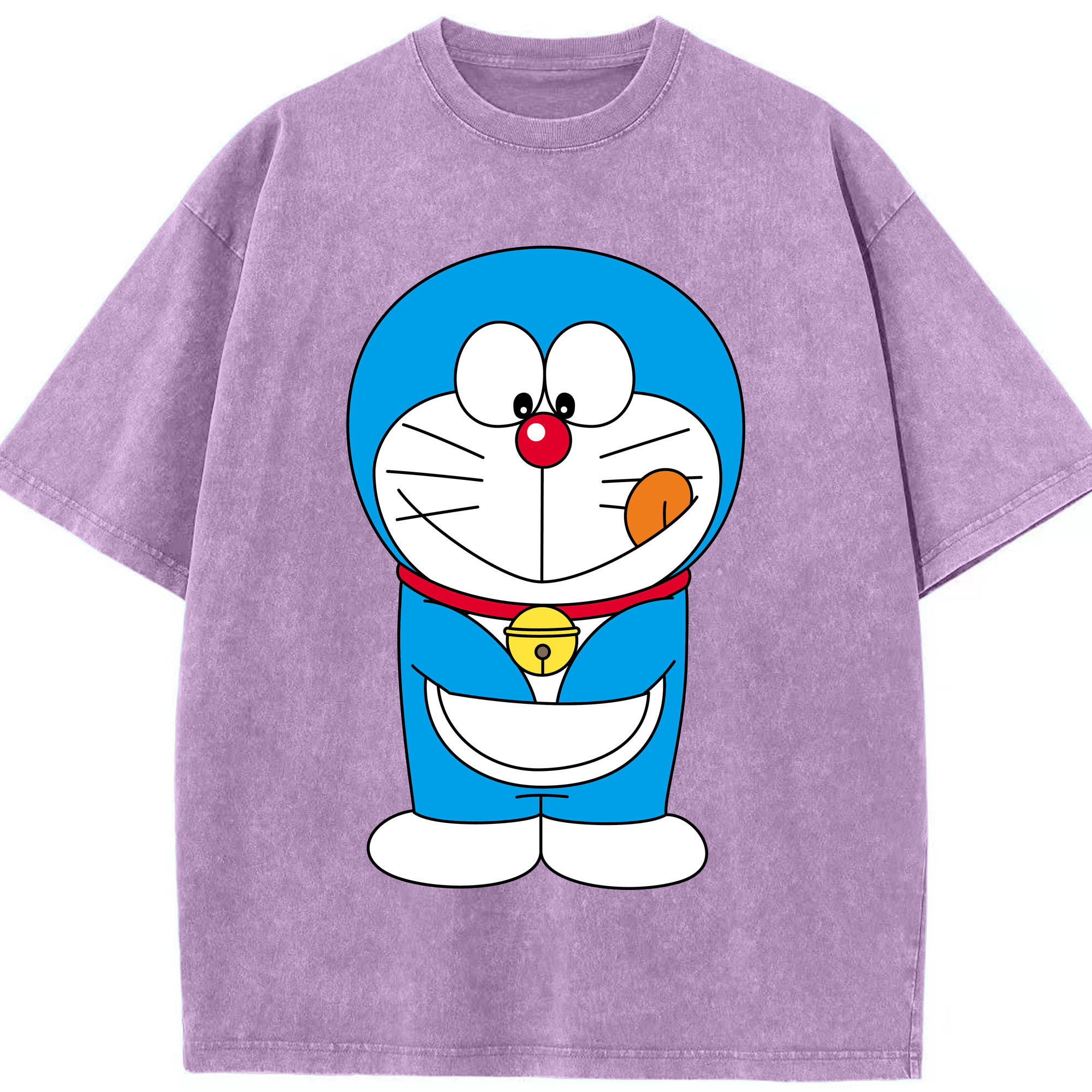 （画像用） ドラえもん Doraemon 綿100% ヴィンテージ風 半袖Tシャツ（フロントプリント）