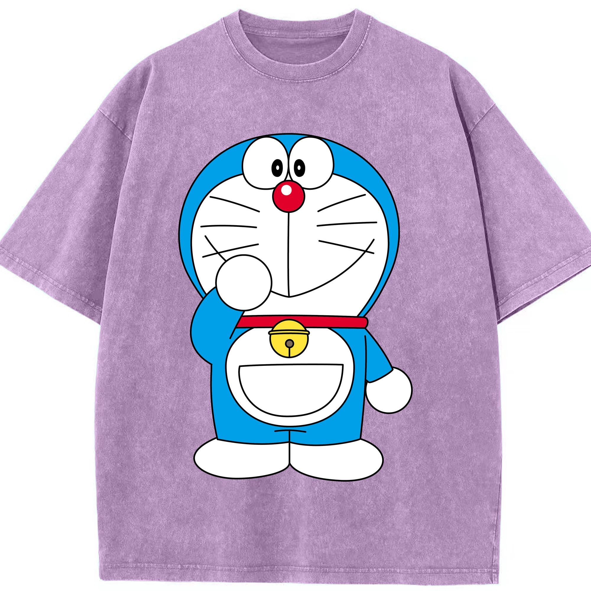 （画像用） ドラえもん Doraemon 綿100% ヴィンテージ風 半袖Tシャツ（フロントプリント）