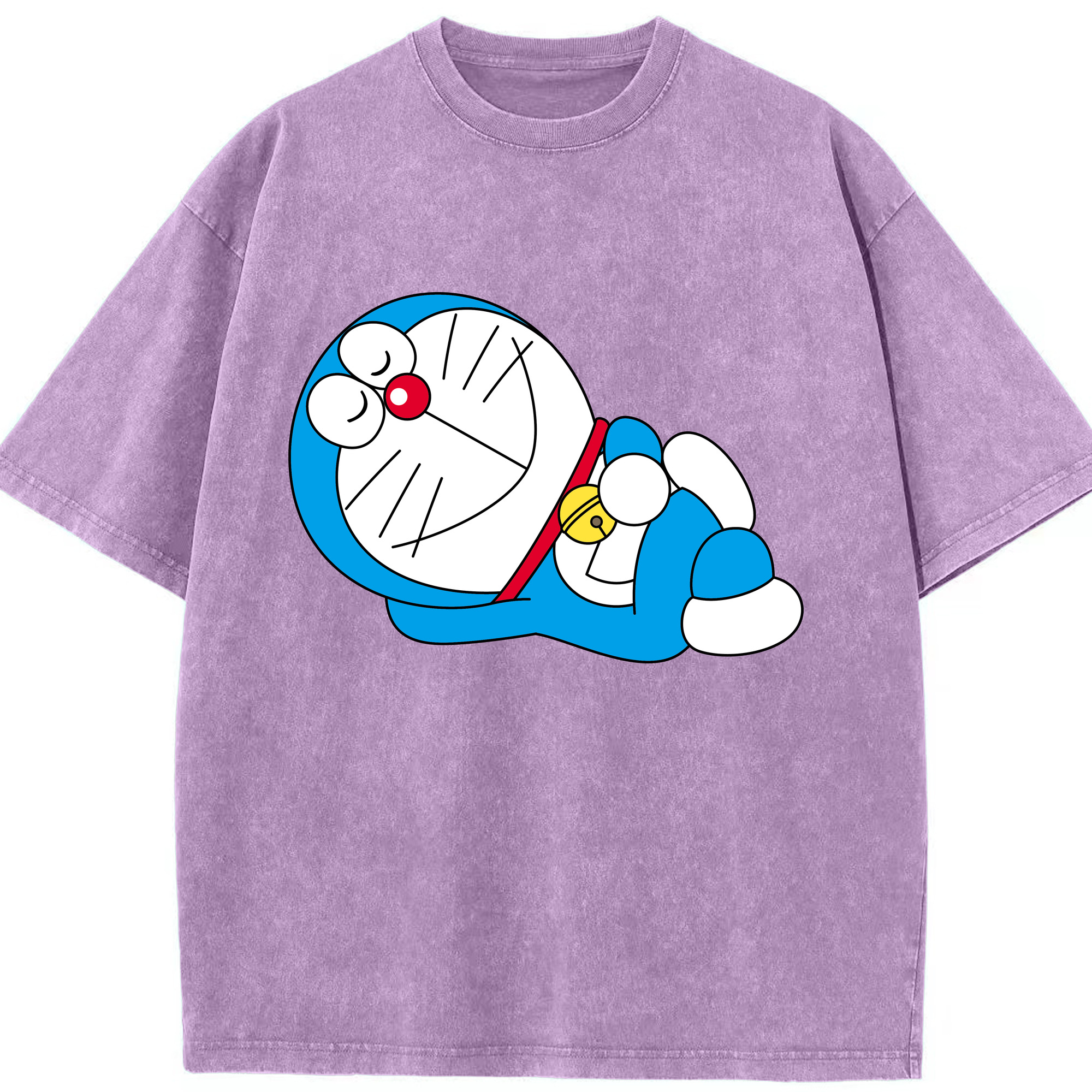 （画像用） ドラえもん Doraemon 綿100% ヴィンテージ風 半袖Tシャツ（フロントプリント）