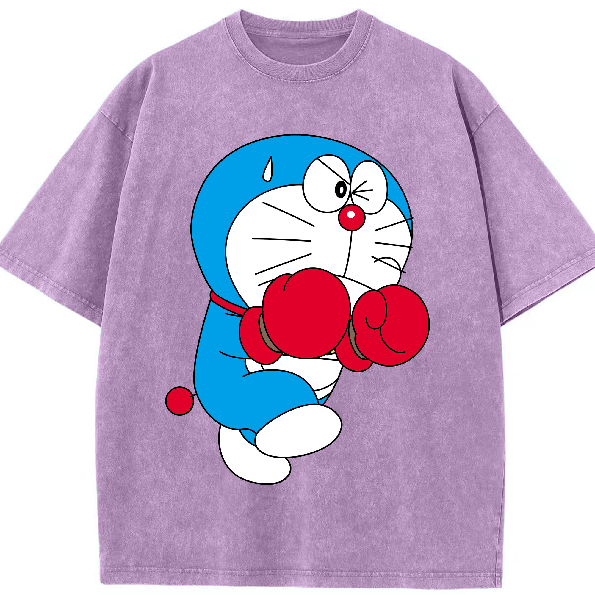 （画像用） ドラえもん Doraemon 綿100% ヴィンテージ風 半袖Tシャツ（フロントプリント）