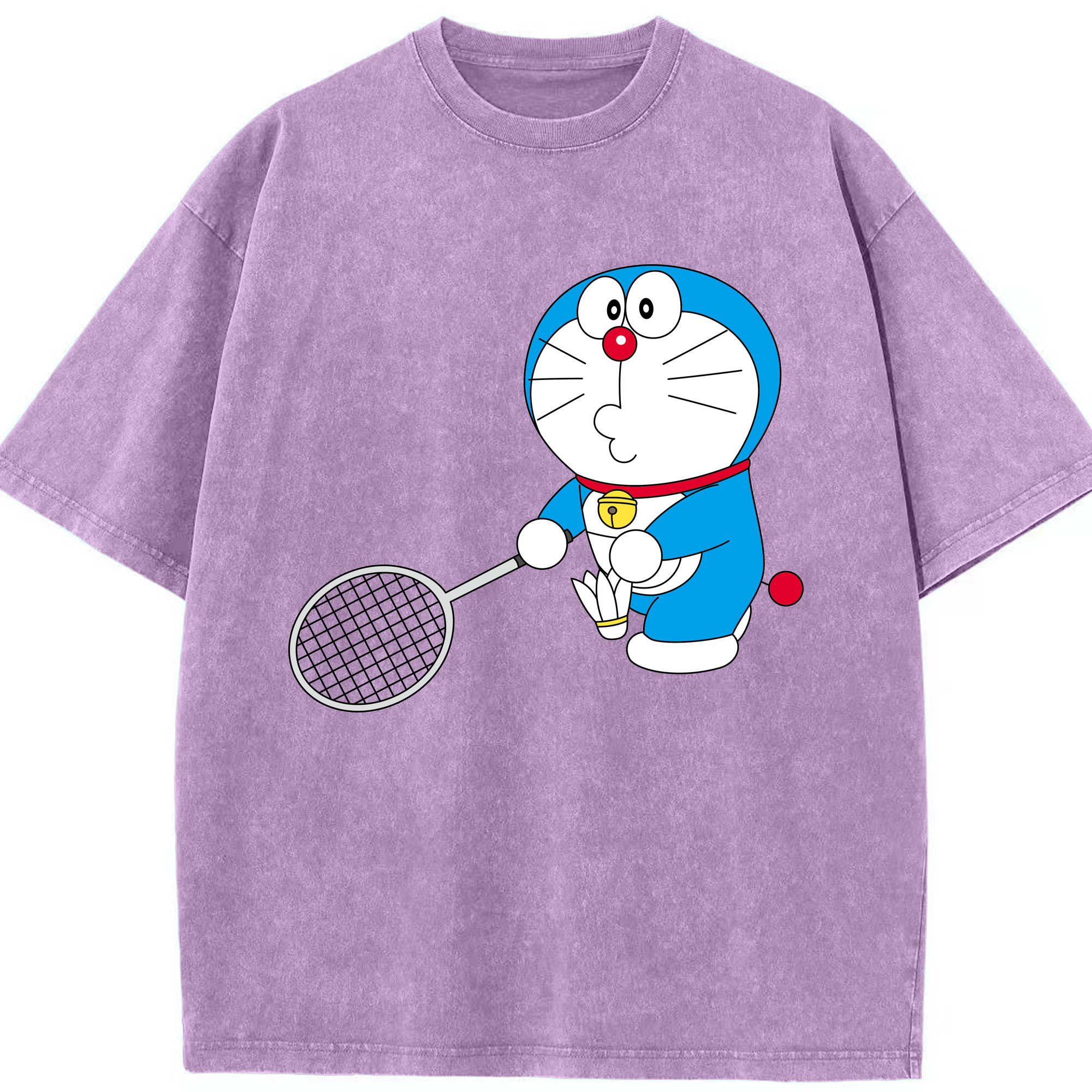 （画像用） ドラえもん Doraemon 綿100% ヴィンテージ風 半袖Tシャツ（フロントプリント）