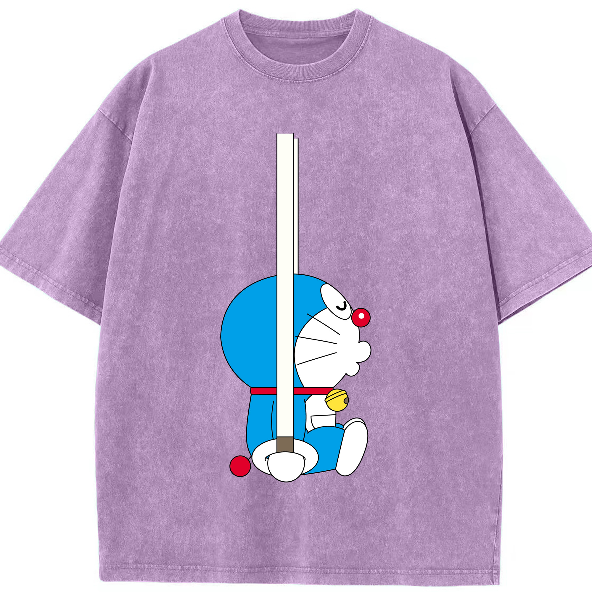 （画像用） ドラえもん Doraemon 綿100% ヴィンテージ風 半袖Tシャツ（フロントプリント）