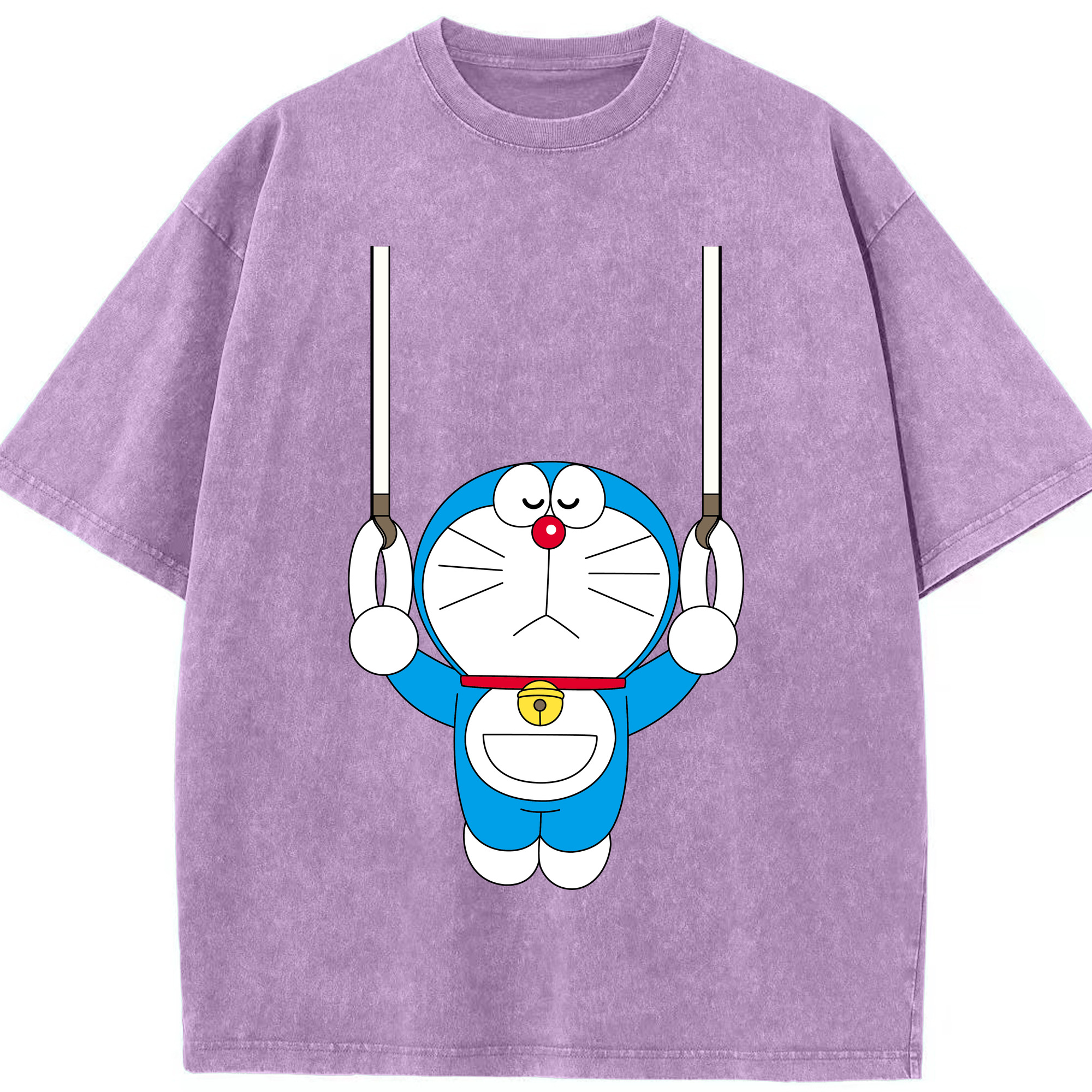 （画像用） ドラえもん Doraemon 綿100% ヴィンテージ風 半袖Tシャツ（フロントプリント）