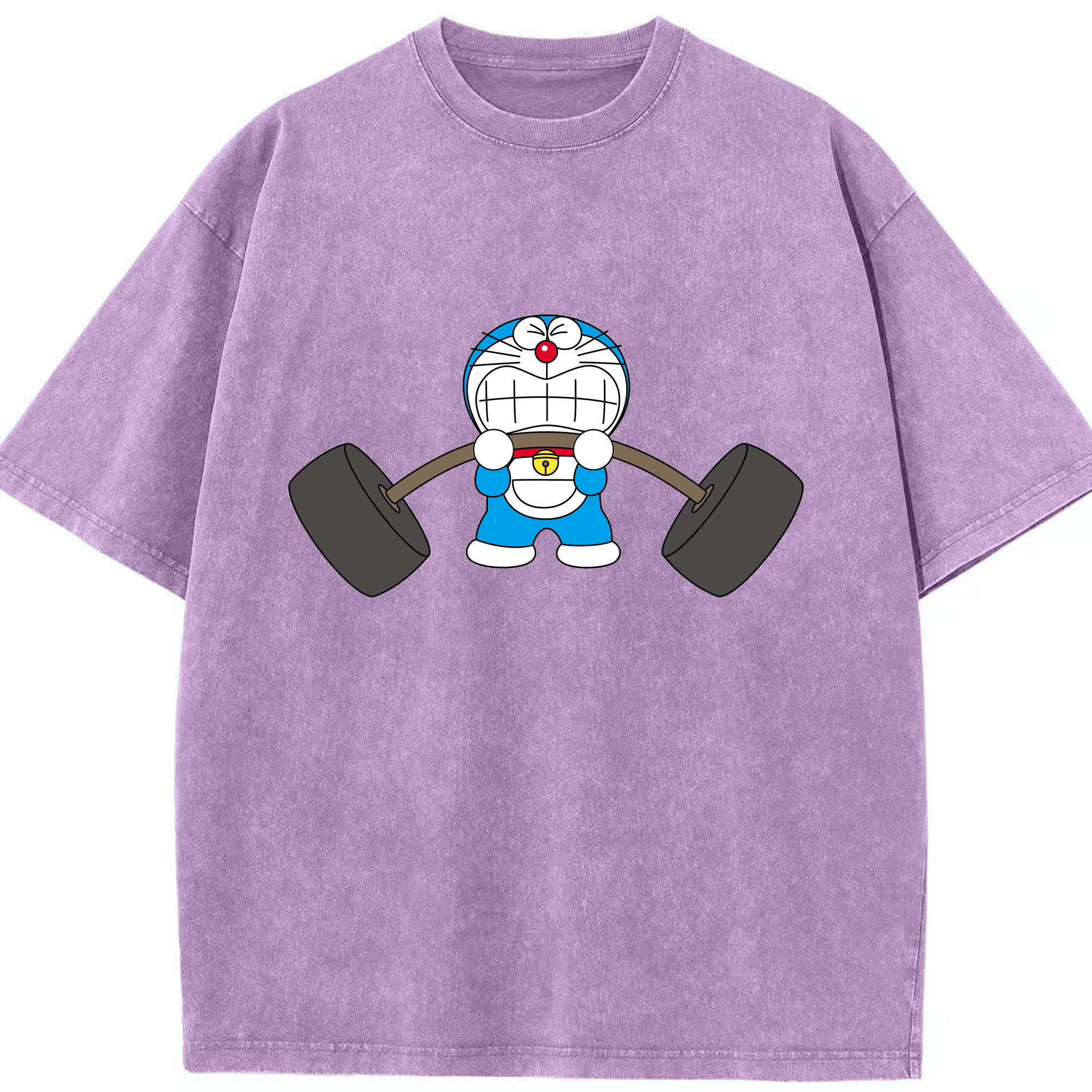 （画像用） ドラえもん Doraemon 綿100% ヴィンテージ風 半袖Tシャツ（フロントプリント）