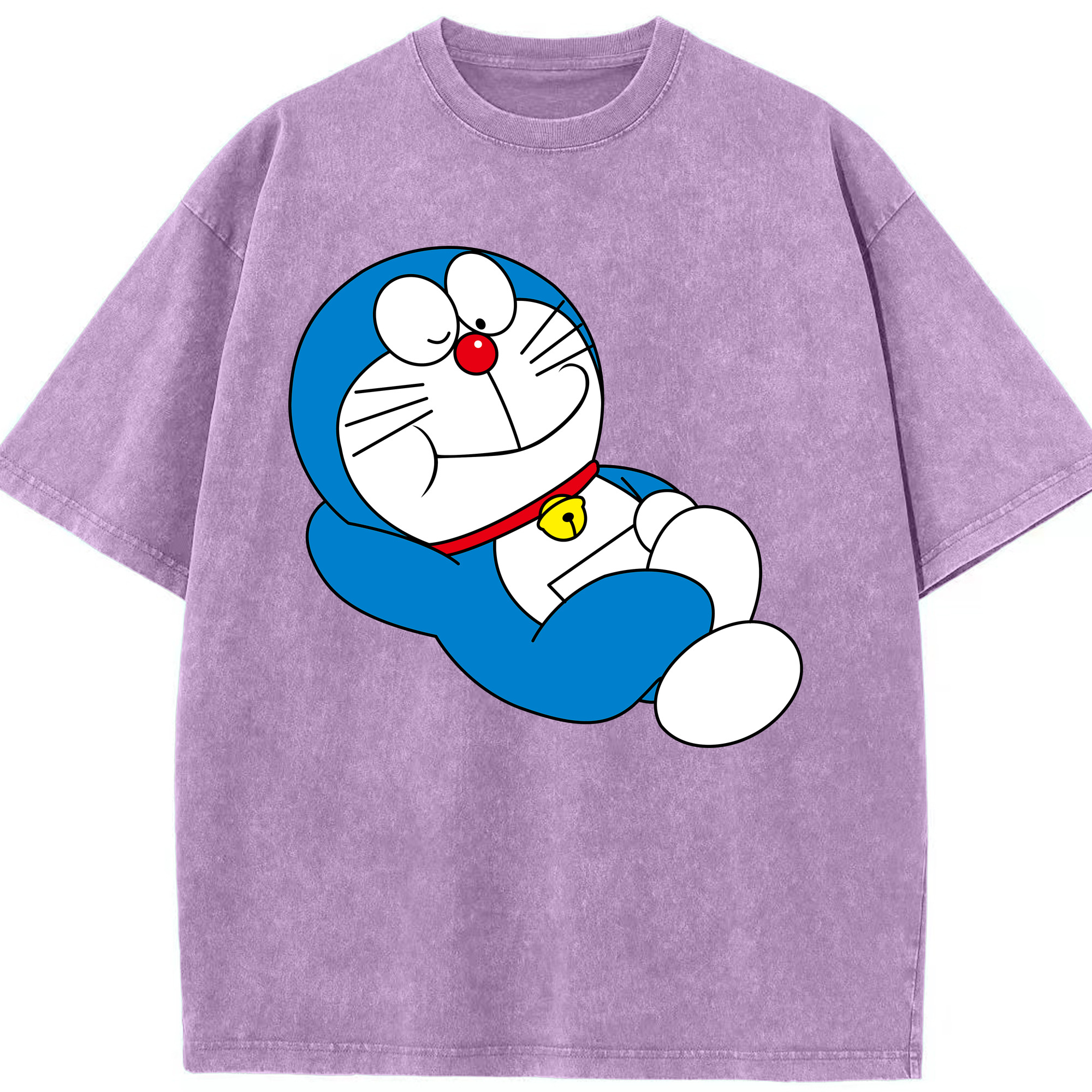 （画像用） ドラえもん Doraemon 綿100% ヴィンテージ風 半袖Tシャツ（フロントプリント）