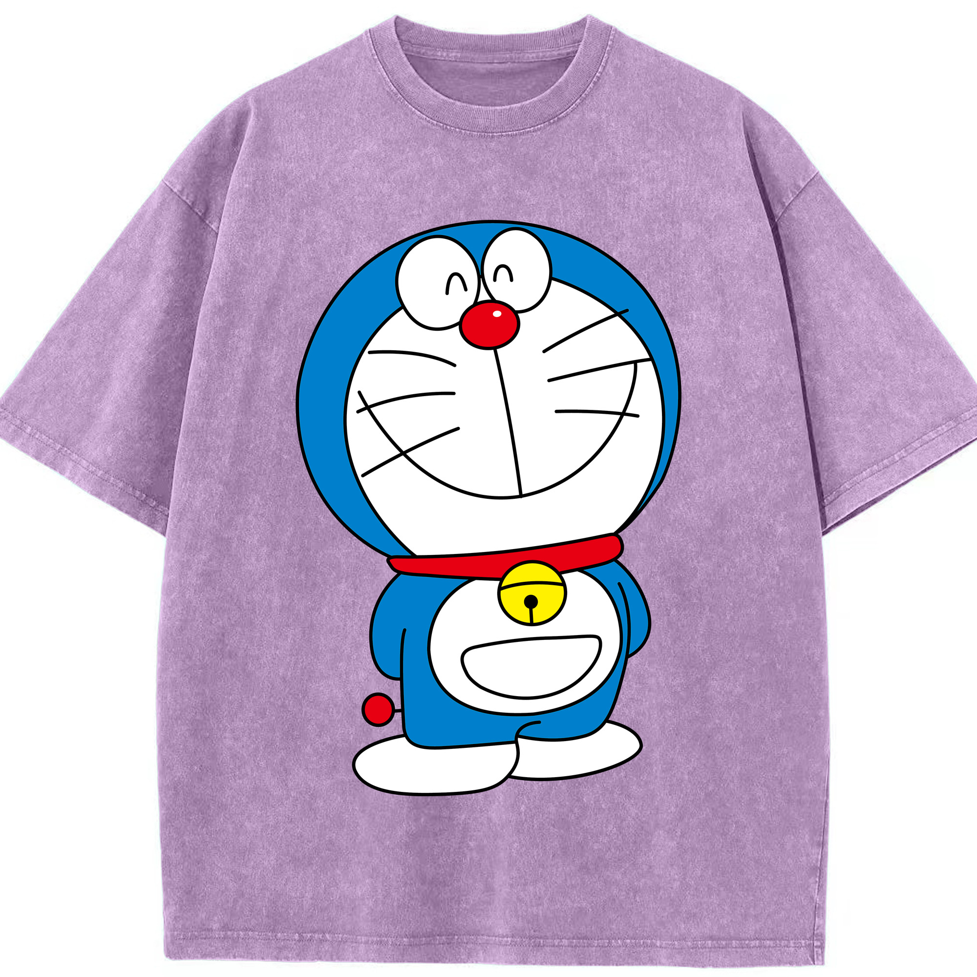 （画像用） ドラえもん Doraemon 綿100% ヴィンテージ風 半袖Tシャツ（フロントプリント）