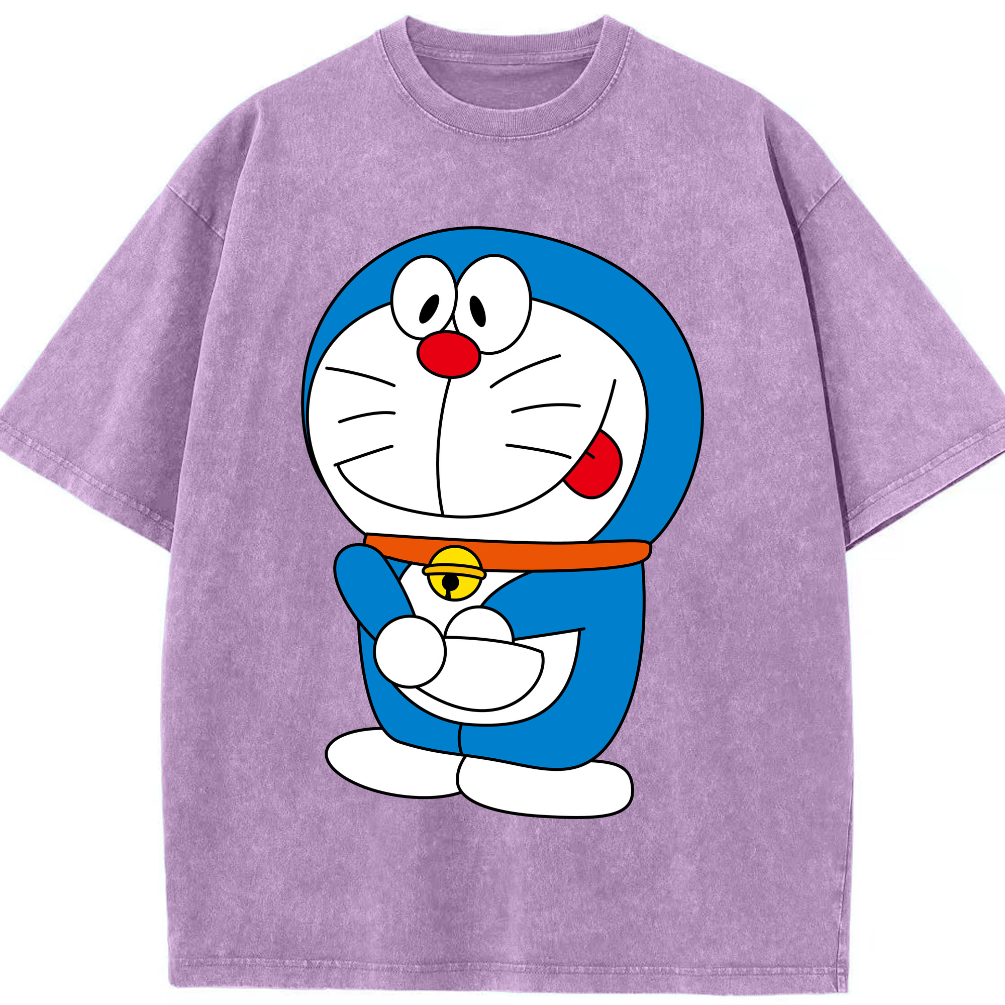 （画像用） ドラえもん Doraemon 綿100% ヴィンテージ風 半袖Tシャツ（フロントプリント）