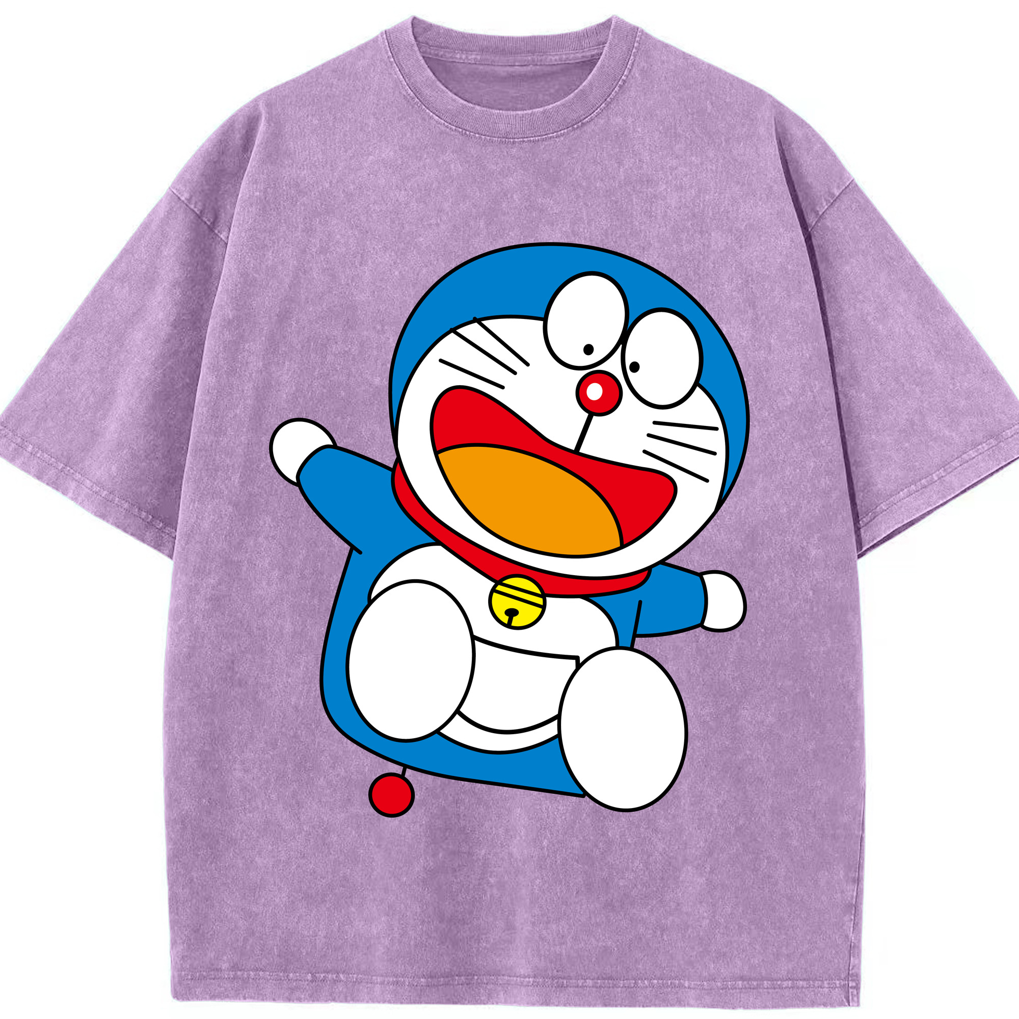 （画像用） ドラえもん Doraemon 綿100% ヴィンテージ風 半袖Tシャツ（フロントプリント）