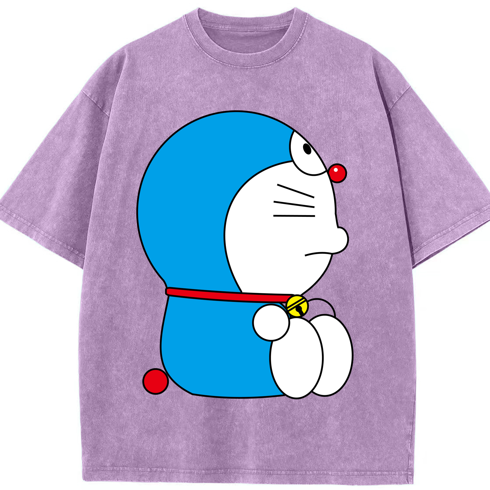 （画像用） ドラえもん Doraemon 綿100% ヴィンテージ風 半袖Tシャツ（フロントプリント）