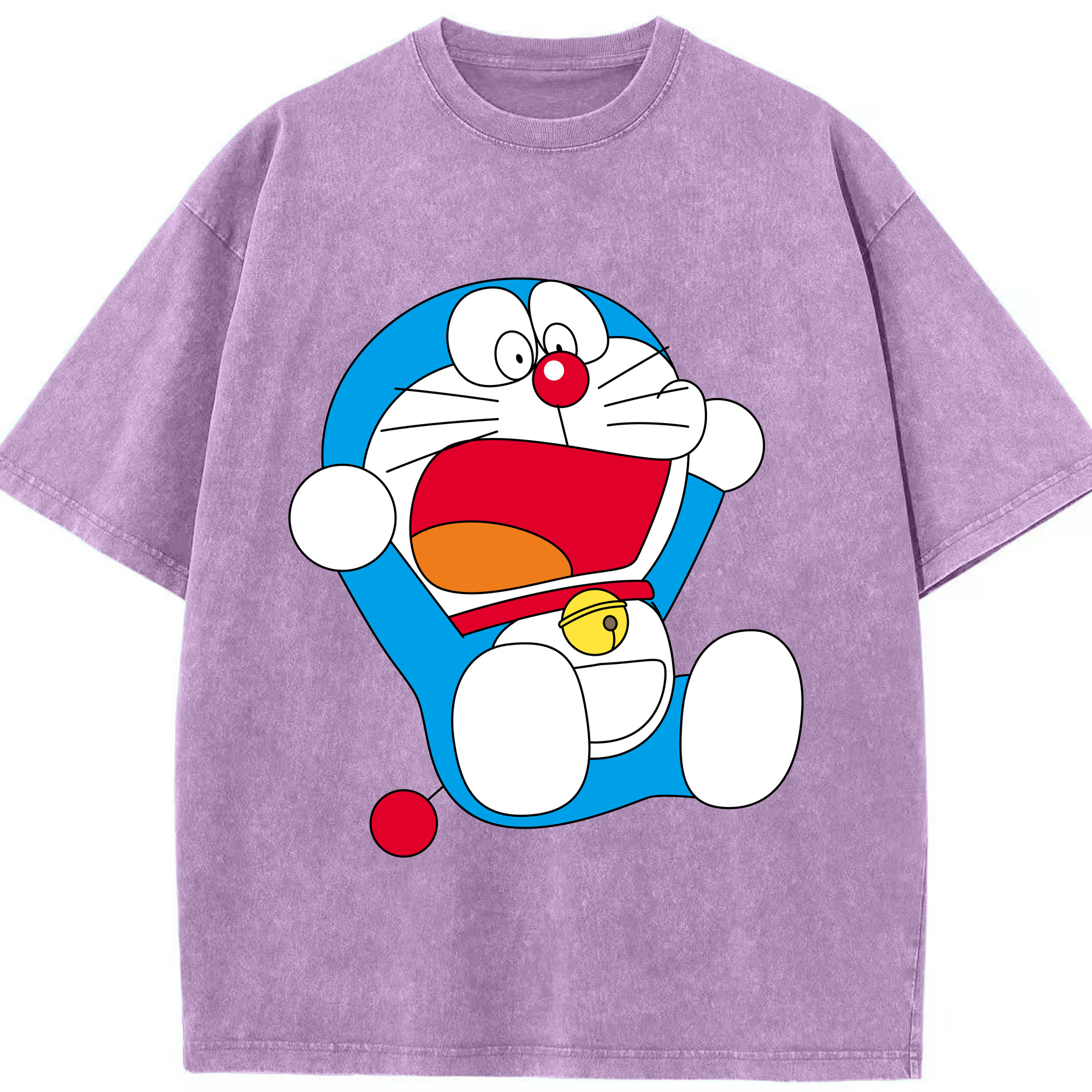（画像用） ドラえもん Doraemon 綿100% ヴィンテージ風 半袖Tシャツ（フロントプリント）