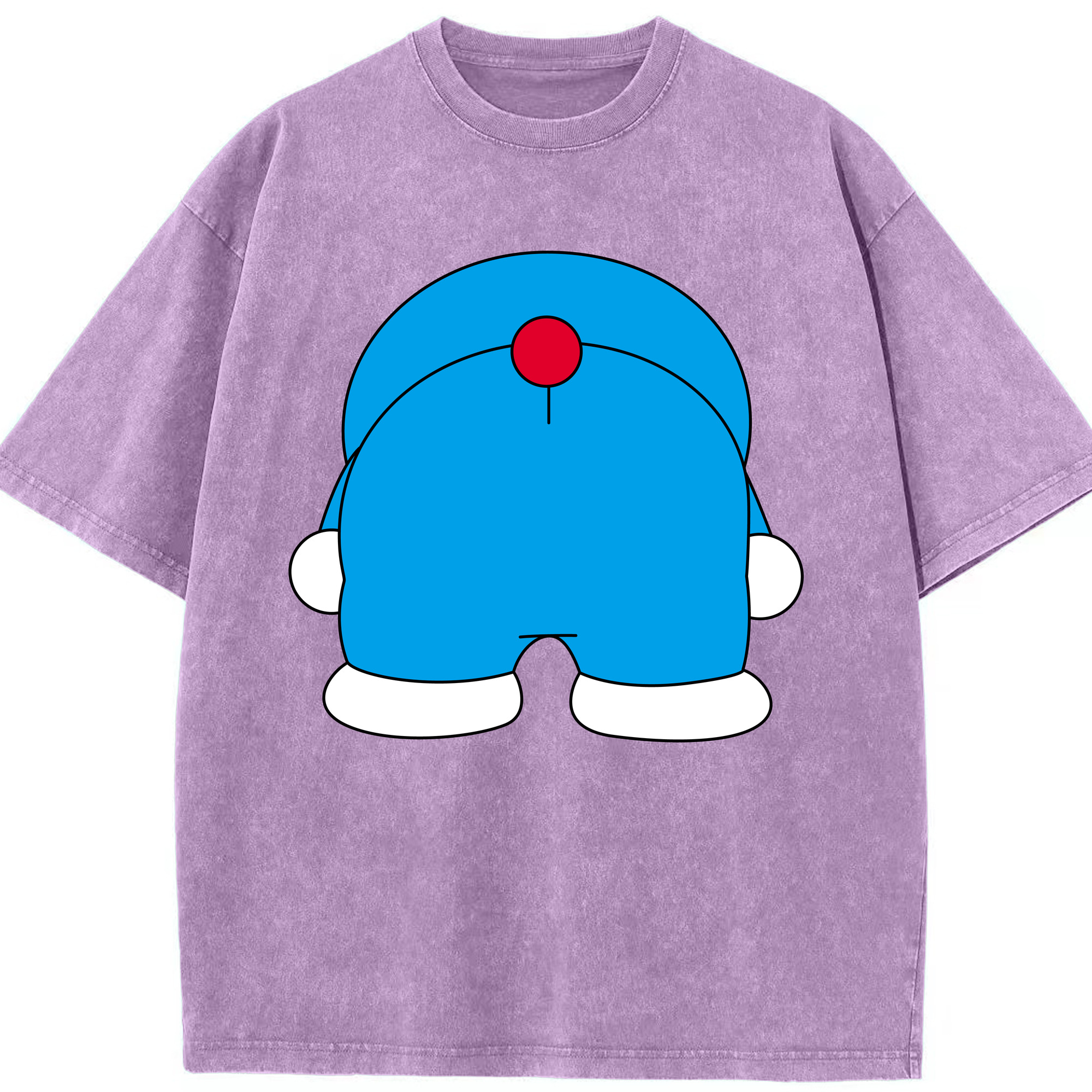 （画像用） ドラえもん Doraemon 綿100% ヴィンテージ風 半袖Tシャツ（フロントプリント）