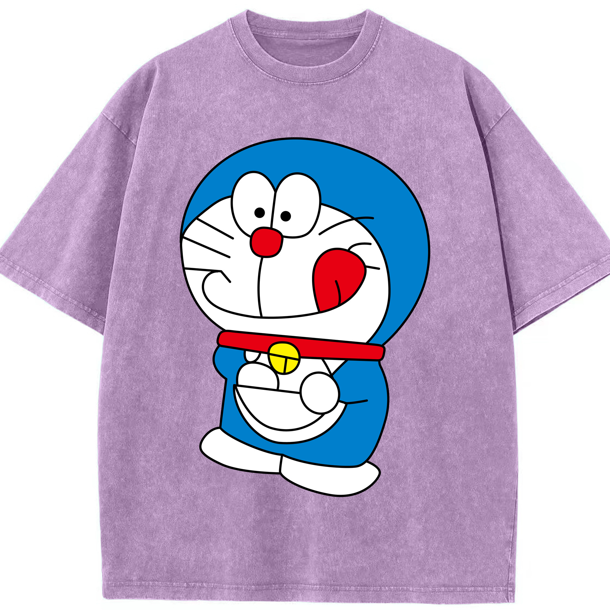 （画像用） ドラえもん Doraemon 綿100% ヴィンテージ風 半袖Tシャツ（フロントプリント）