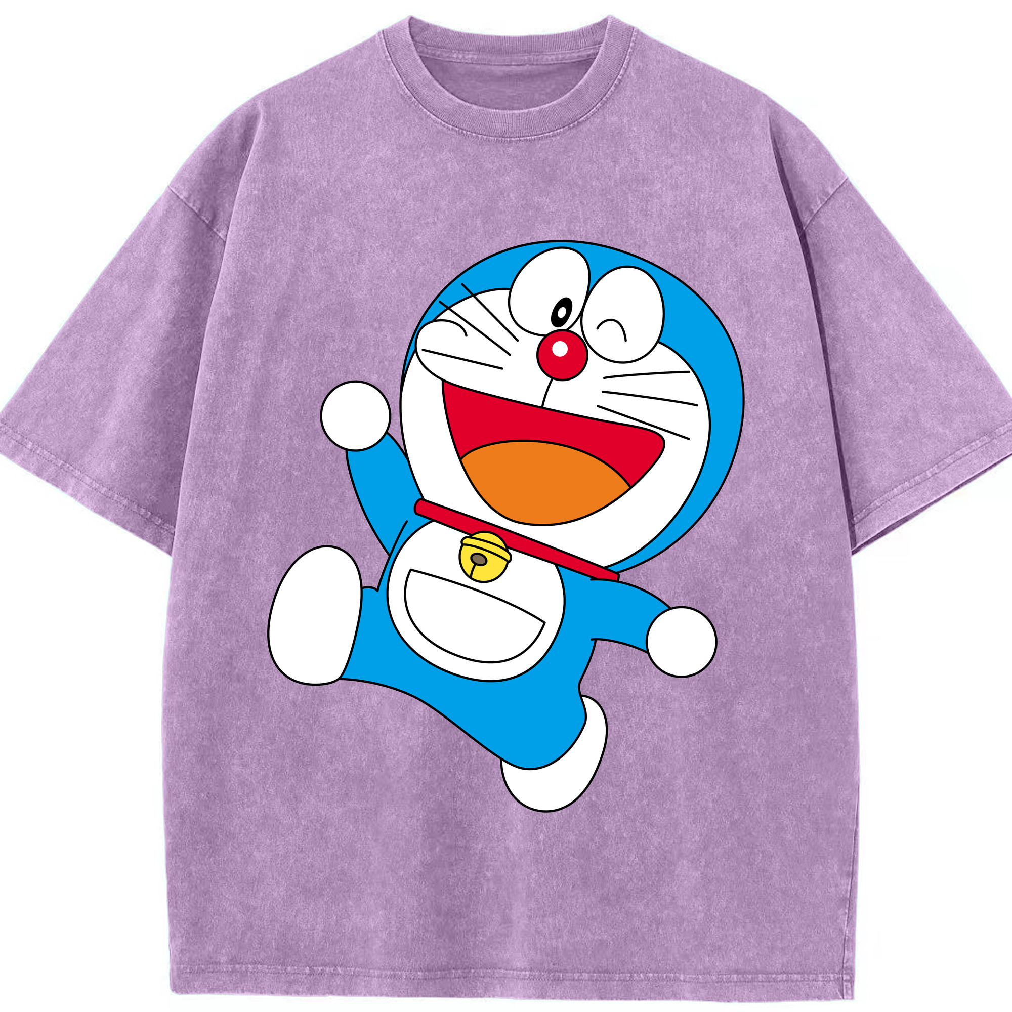（画像用） ドラえもん Doraemon 綿100% ヴィンテージ風 半袖Tシャツ（フロントプリント）