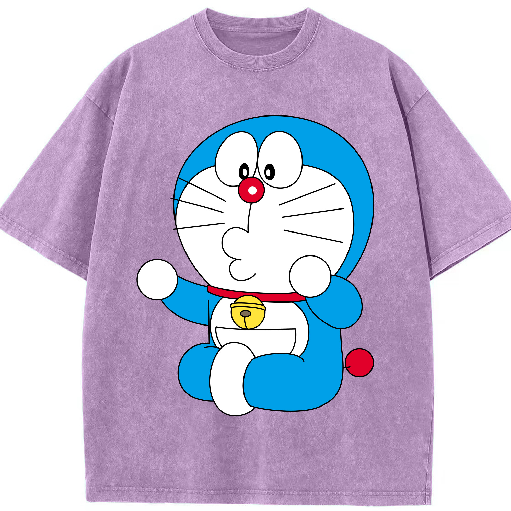 （画像用） ドラえもん Doraemon 綿100% ヴィンテージ風 半袖Tシャツ（フロントプリント）